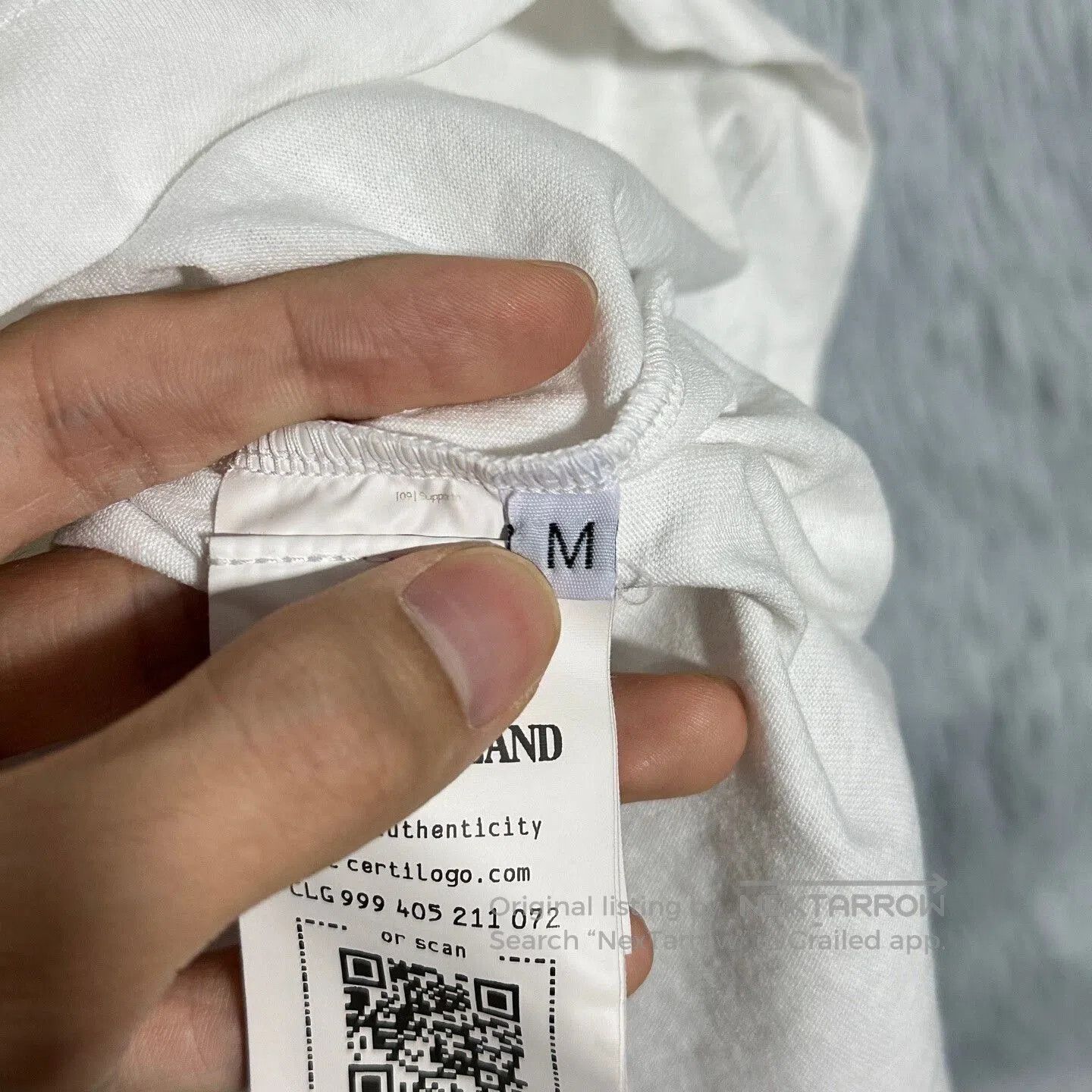 Stone Island stone island short sleeve white t-shirt. Size US M / EU 48-50 / 2 - 6 Thumbnail