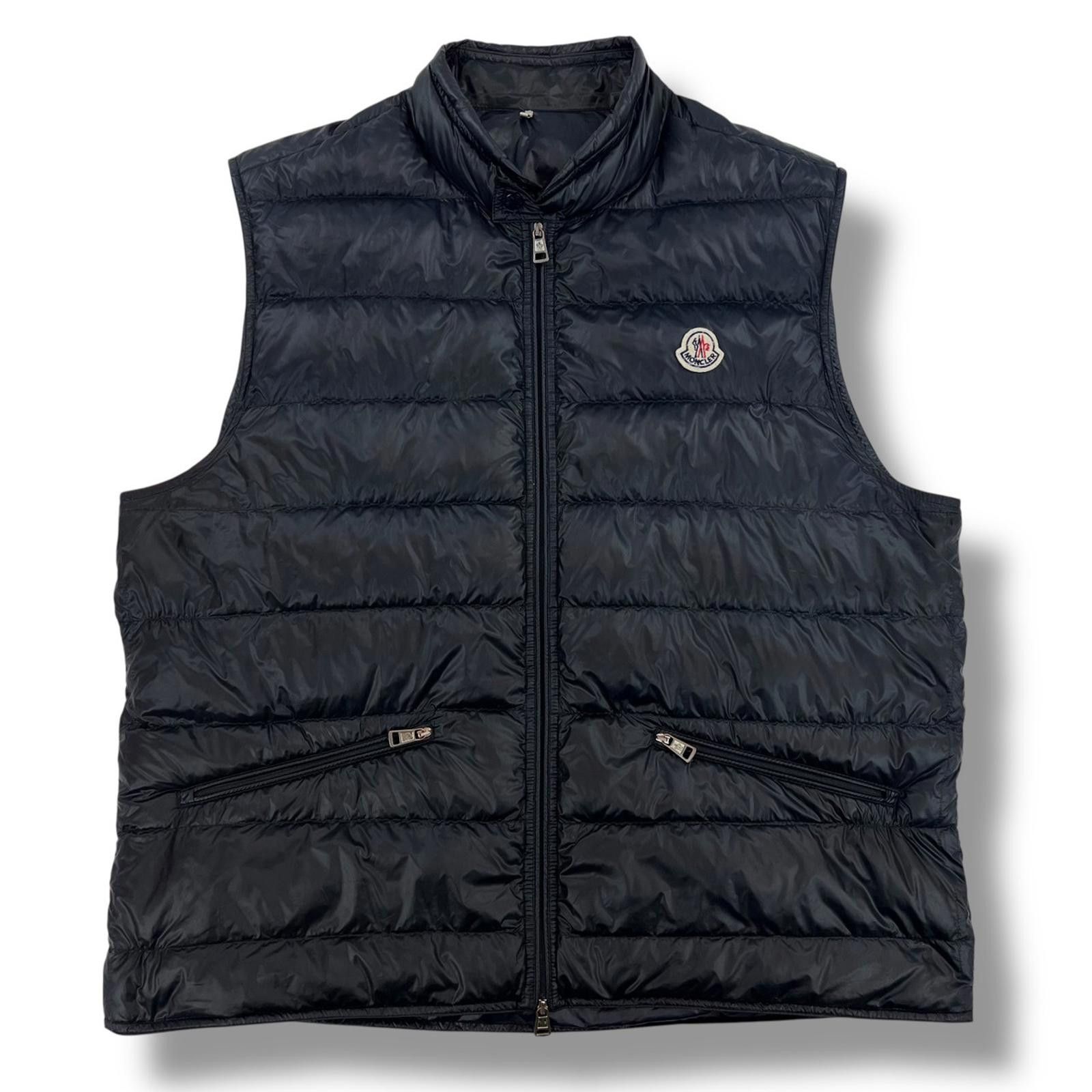 Moncler Moncler Navy Gui Gilet Size US XL / EU 56 / 4 - 2 Thumbnail