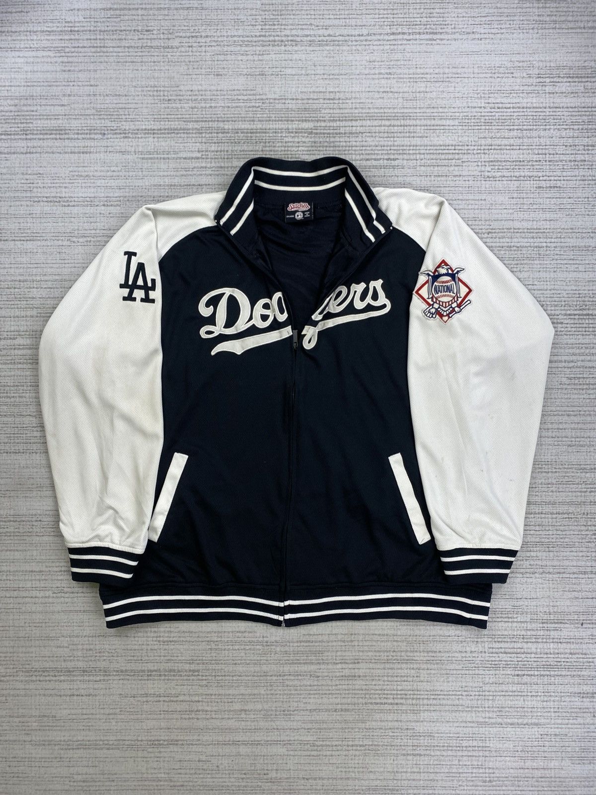 Japanese Brand × Vintage Vintage Stitches L.A Dodgers Varsity Style Jacket #X20 Size US XL / EU 56 / 4 - 6 Thumbnail