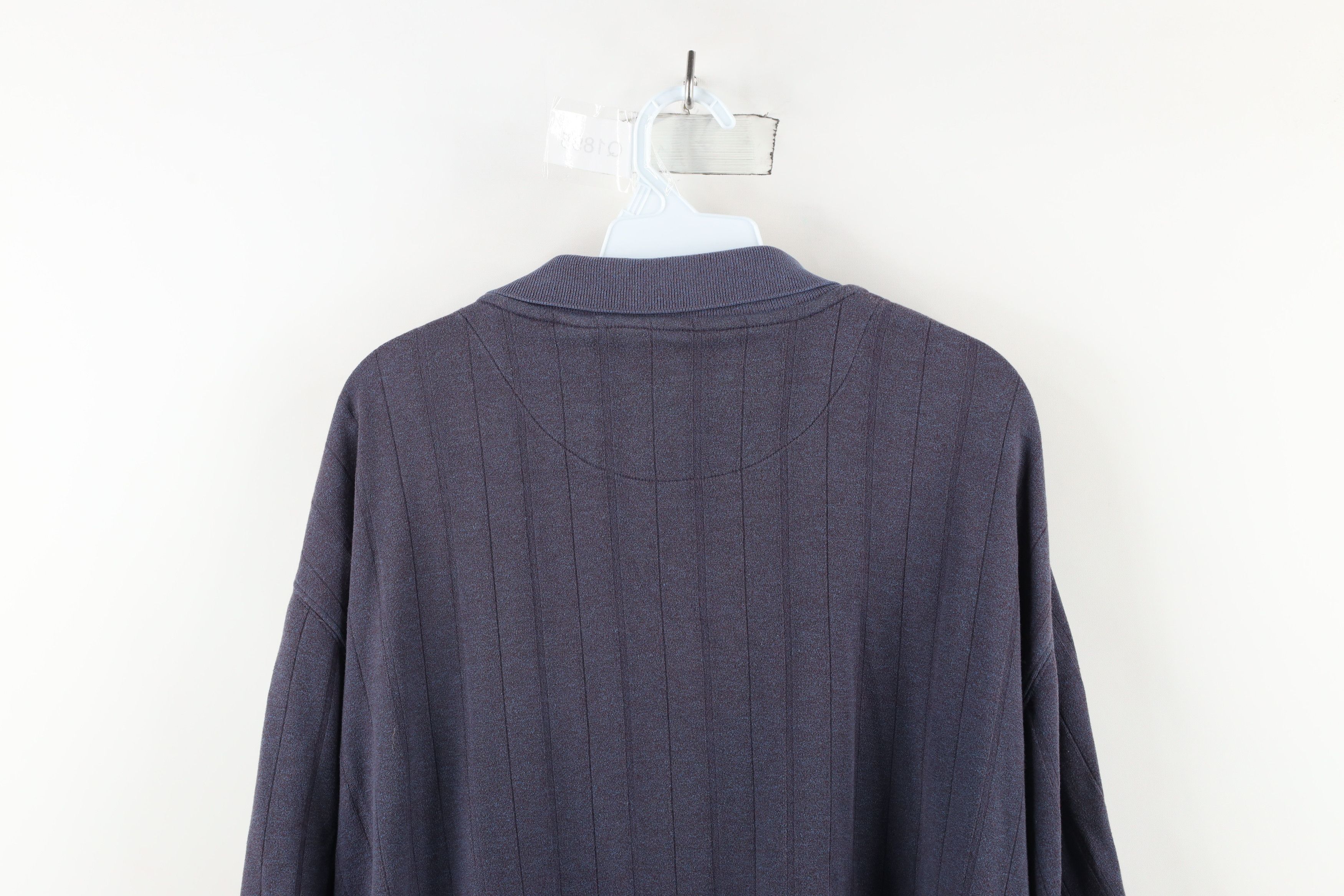 Vintage Vintage 90s Streetwear Knit Boxy Fit Collared Polo Shirt Size US XL / EU 56 / 4 - 9 Thumbnail