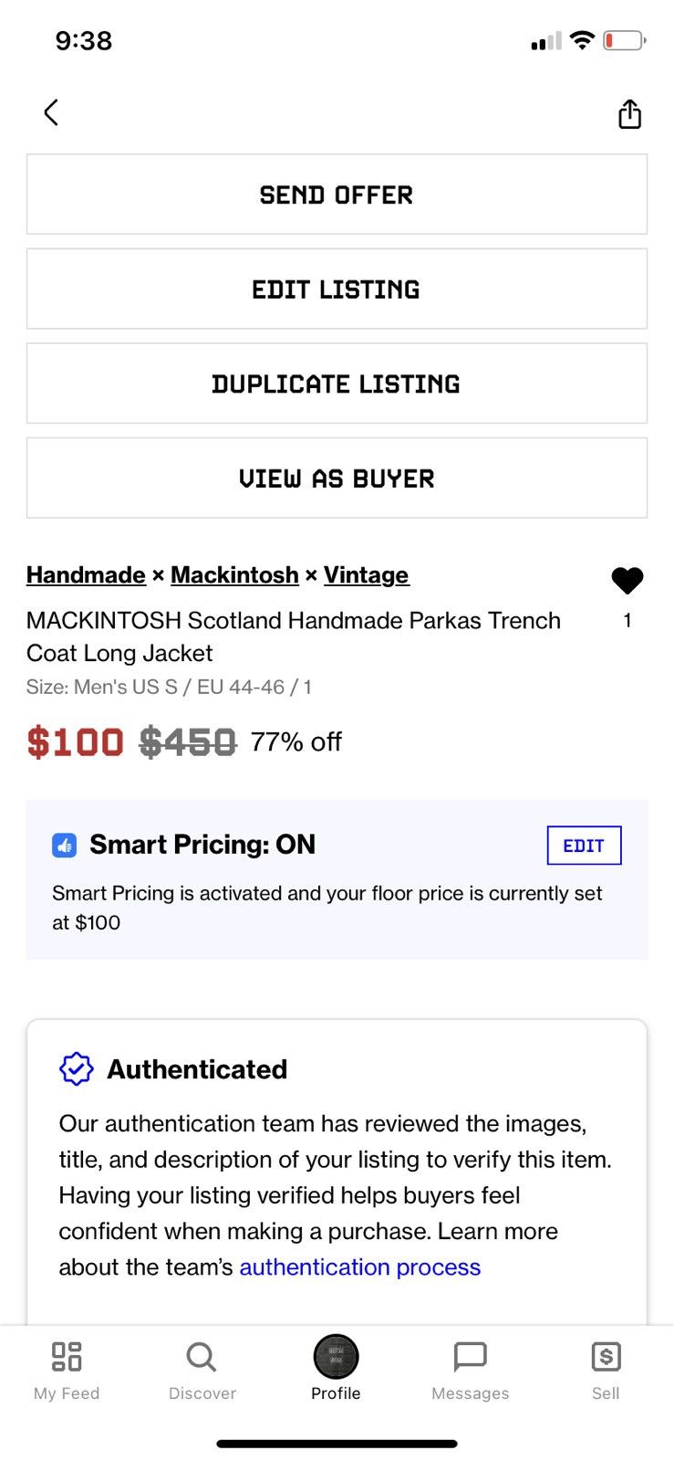 Mackintosh MACKINTOSH Scotland Handmade Parkas Trench Coat Long Jacket Size US S / EU 44-46 / 1 - 13 Thumbnail