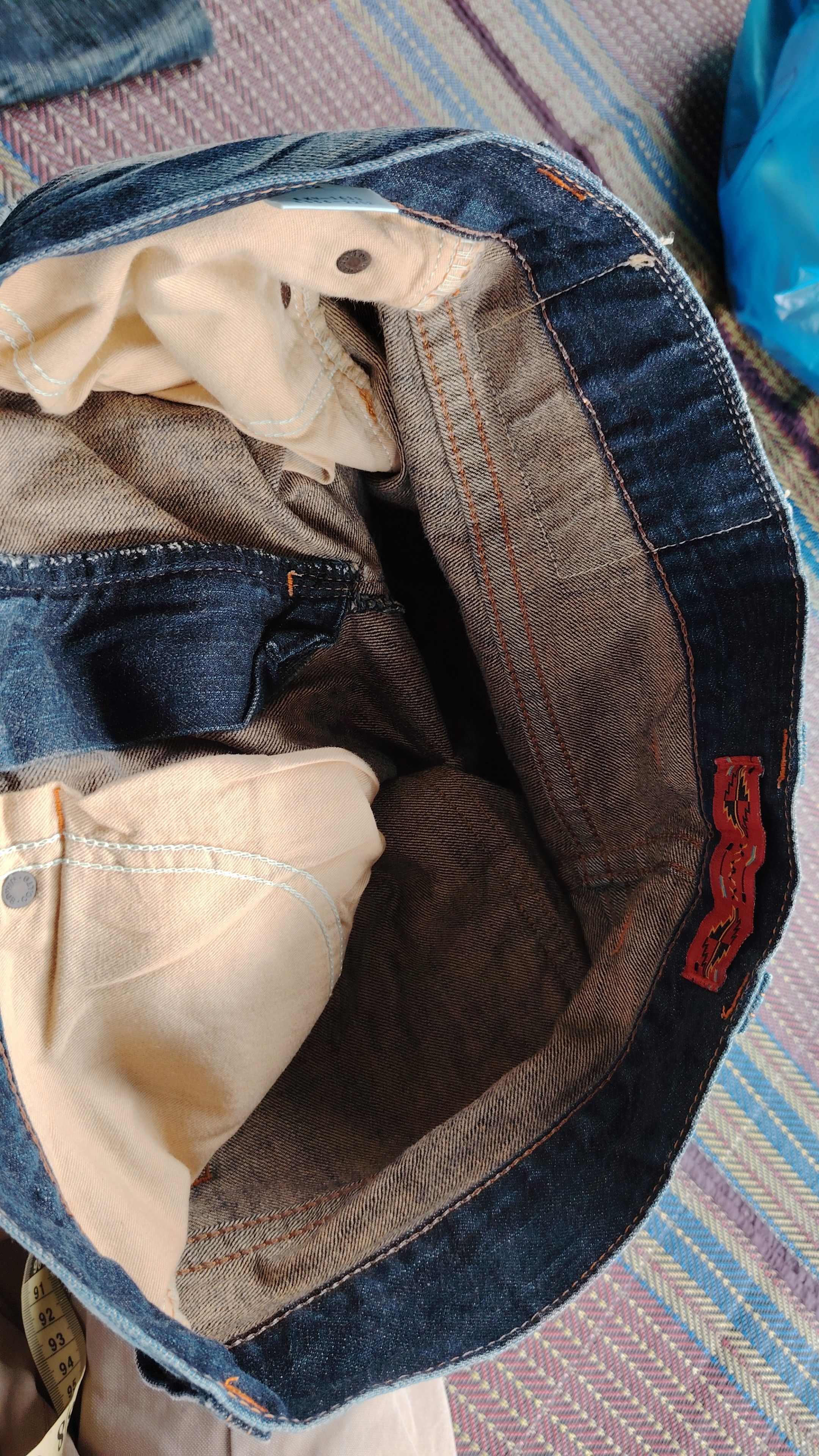 Edwin 💥DELETE💥VINTAGE EDWIN 421 XV DISTRESSED DENIM Size US 33 - 18 Thumbnail