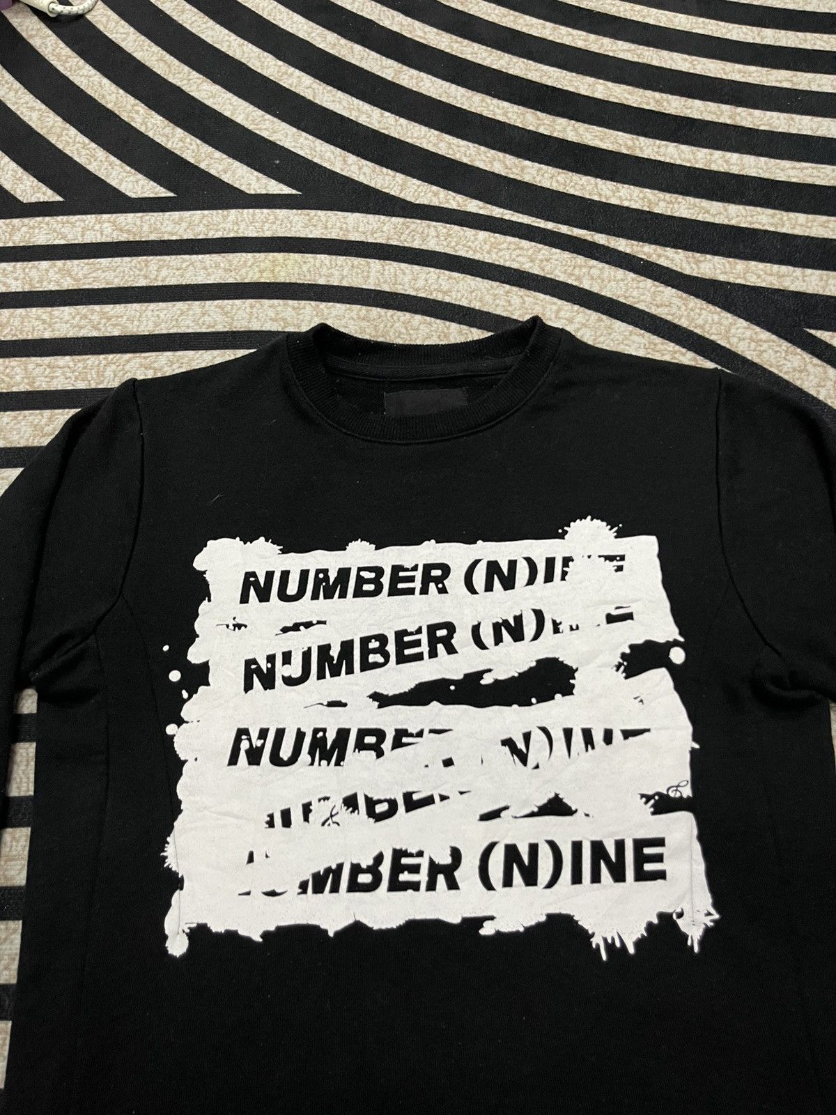 Number (N)ine 2000s NUMBER (N)INE BIG PRINT HOODIE RARE DESIGN Size US S / EU 44-46 / 1 - 5 Thumbnail