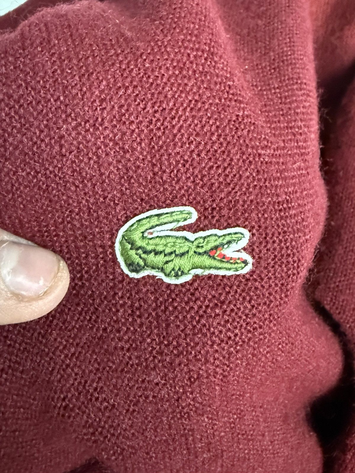 Lacoste Vintage Lacoste 80’s made in USA sweater cardigan Size US L / EU 52-54 / 3 - 8 Thumbnail