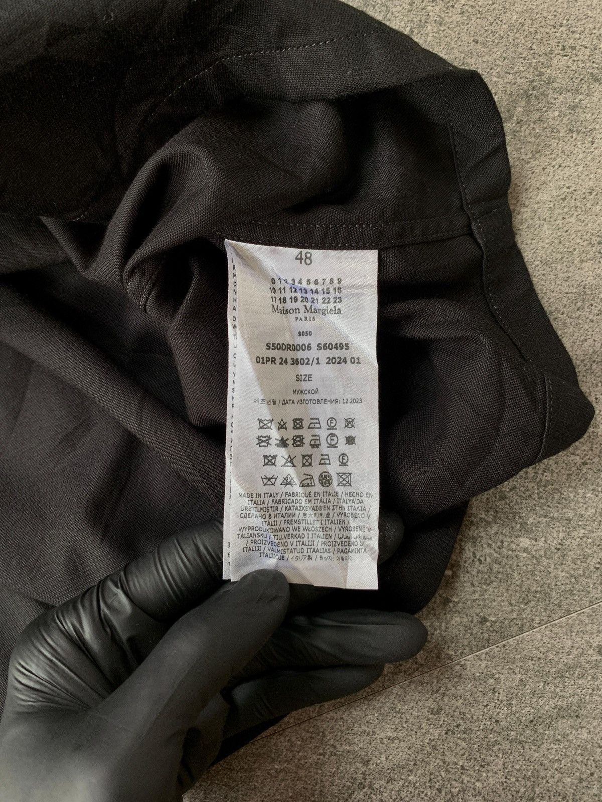 Maison Margiela FREE IMPORT TAX C Embroidery Viscose Camp Collar Shirt Size US M / EU 48-50 / 2 - 10 Thumbnail