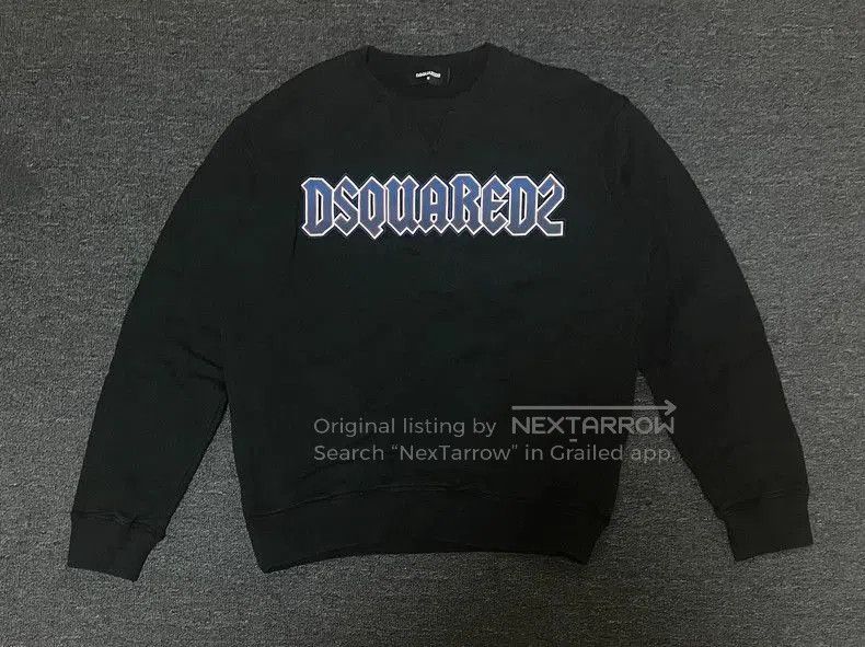 Dsquared2 DSquared2 Black Logo Sweatshirt. Size US M / EU 48-50 / 2 - 1 Thumbnail