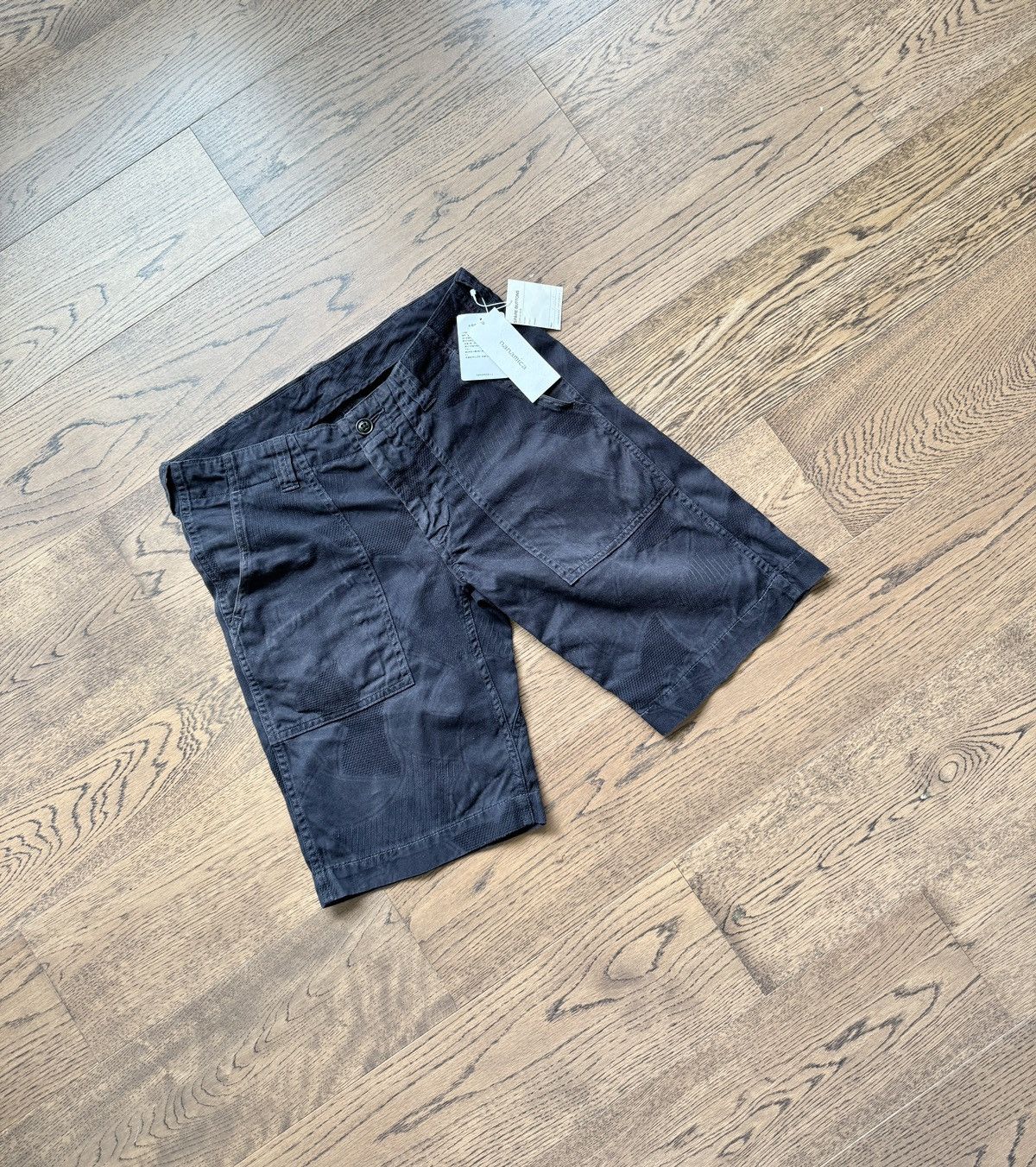 Nanamica Nanamica Japan Mens Navy Subtle Pattern Summer Cotton Shorts Size US 30 / EU 46 - 9 Thumbnail