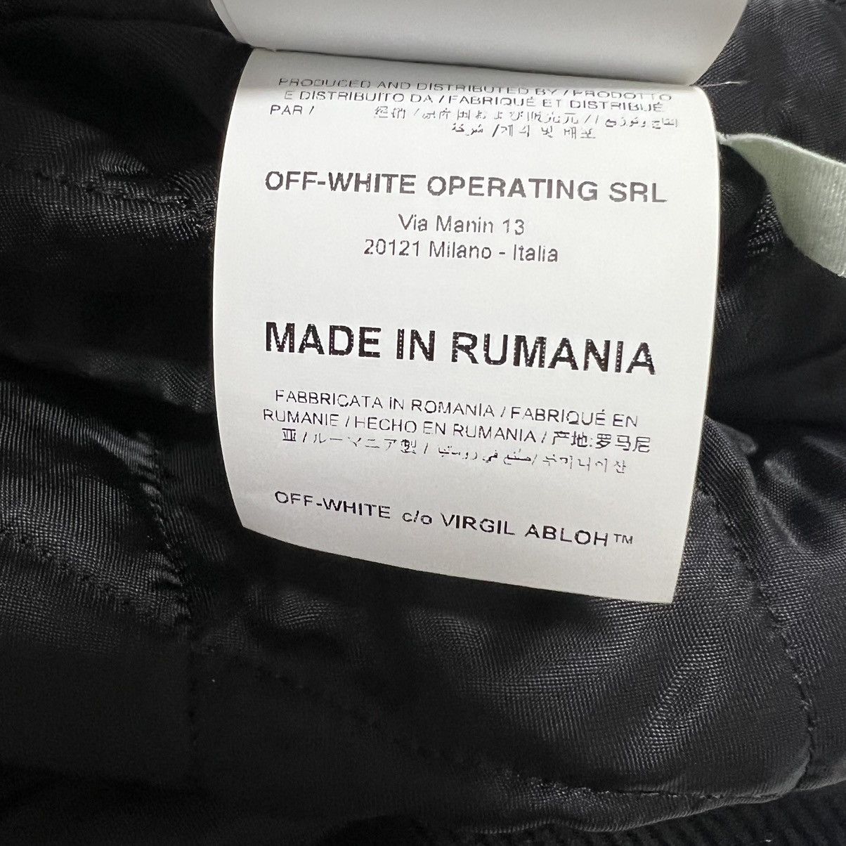 Off-White OFF-WHITE GOLDEN RATIO VARSITY BOMBER JACKET Size US M / EU 48-50 / 2 - 14 Thumbnail