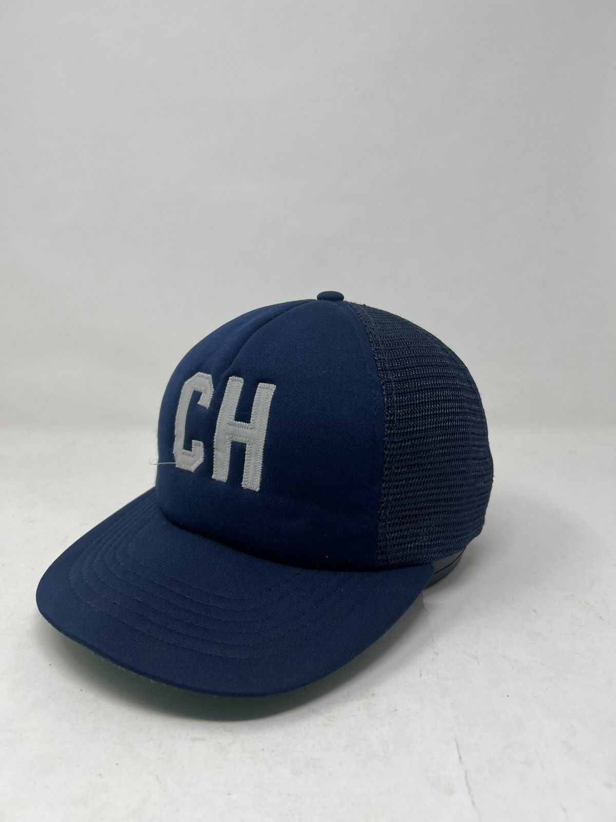 Vintage Vintage New Era CH Indigo Trucker Hat Size ONE SIZE - 2 Thumbnail