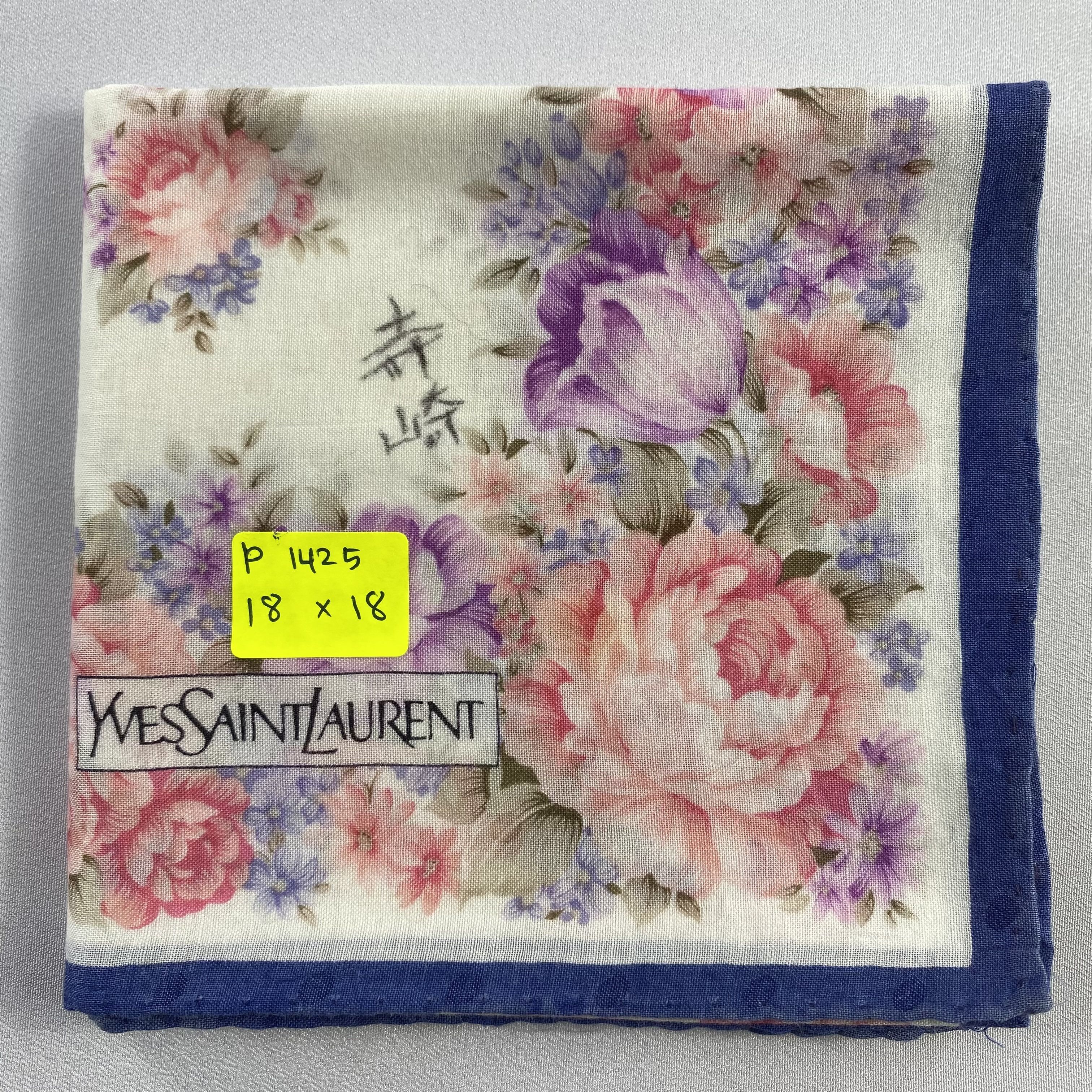 Vintage Yves Saint Laurent Handkerchief / Neckerchief-P1425 Size ONE SIZE - 5 Thumbnail
