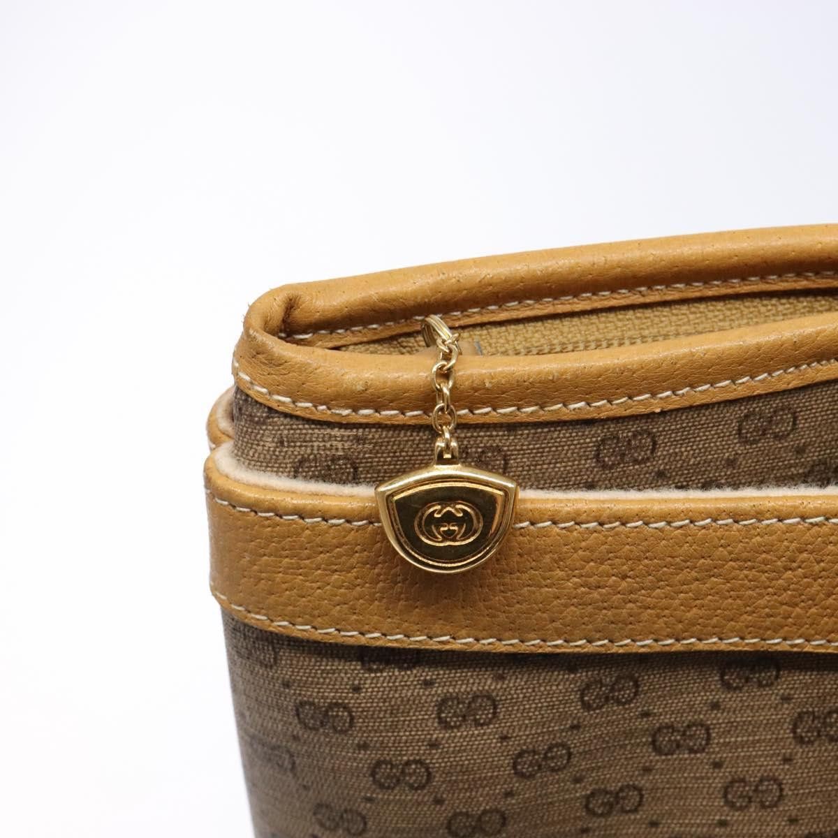 Gucci GUCCI Micro GG Supreme Tote Bag Pvc Beige Gold Size ONE SIZE - 15 Thumbnail