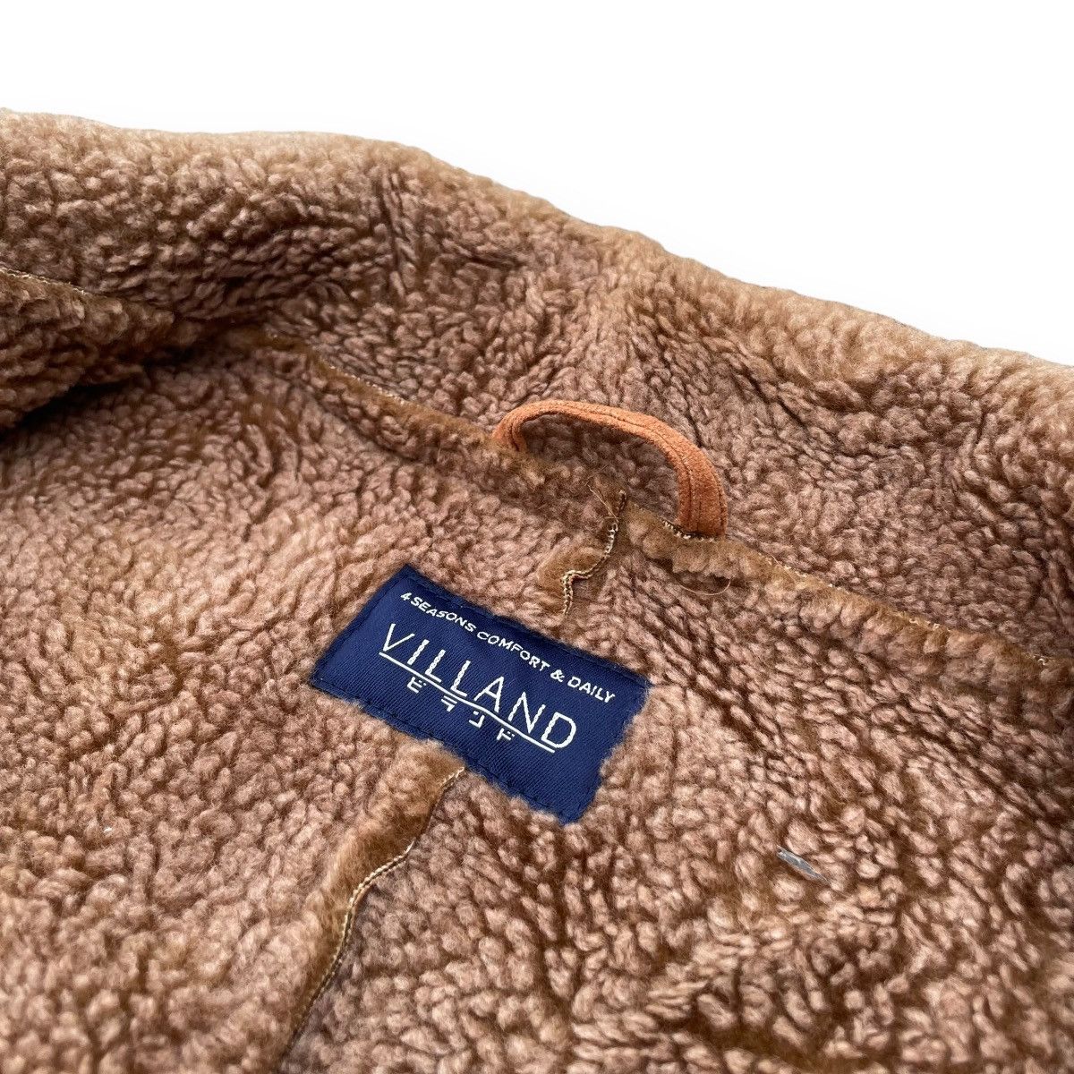 If Six Was Nine × Le Grande Bleu (L.G.B.) 🇯🇵 VINTAGE VILLAND SHEEPSKIN BUTTON UP FUR JACKET Size US L / EU 52-54 / 3 - 9 Thumbnail
