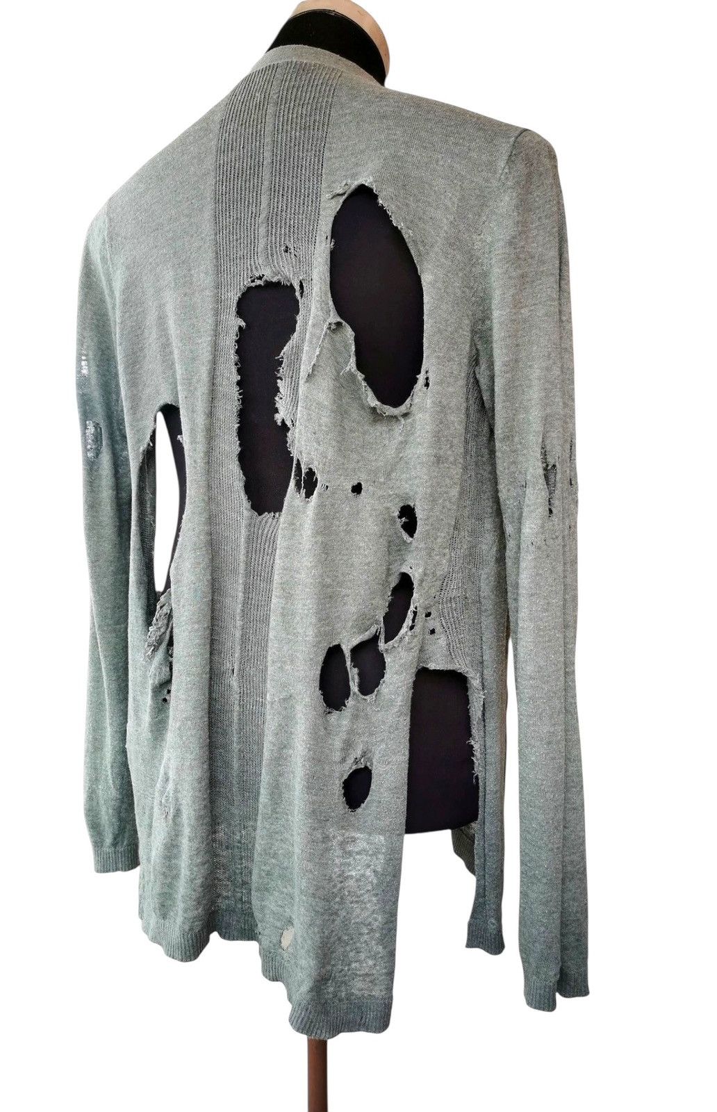 Gap Gap Cardigan Heavily Grunge Distressed Size US L / EU 52-54 / 3 - 7 Thumbnail