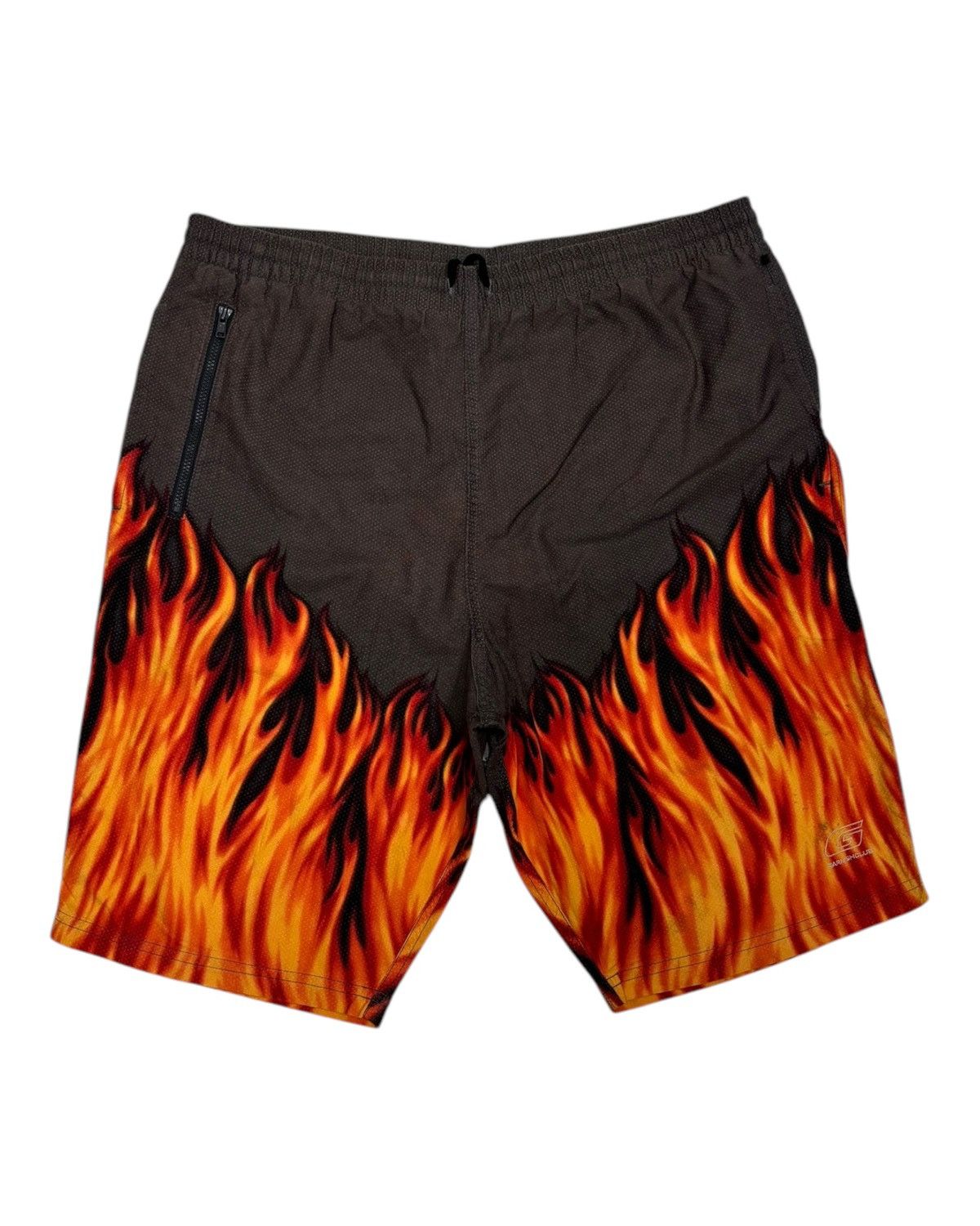 Japanese Brand Rare Vintage Flame Pants Street Fashion Size US 33 - 1 Thumbnail