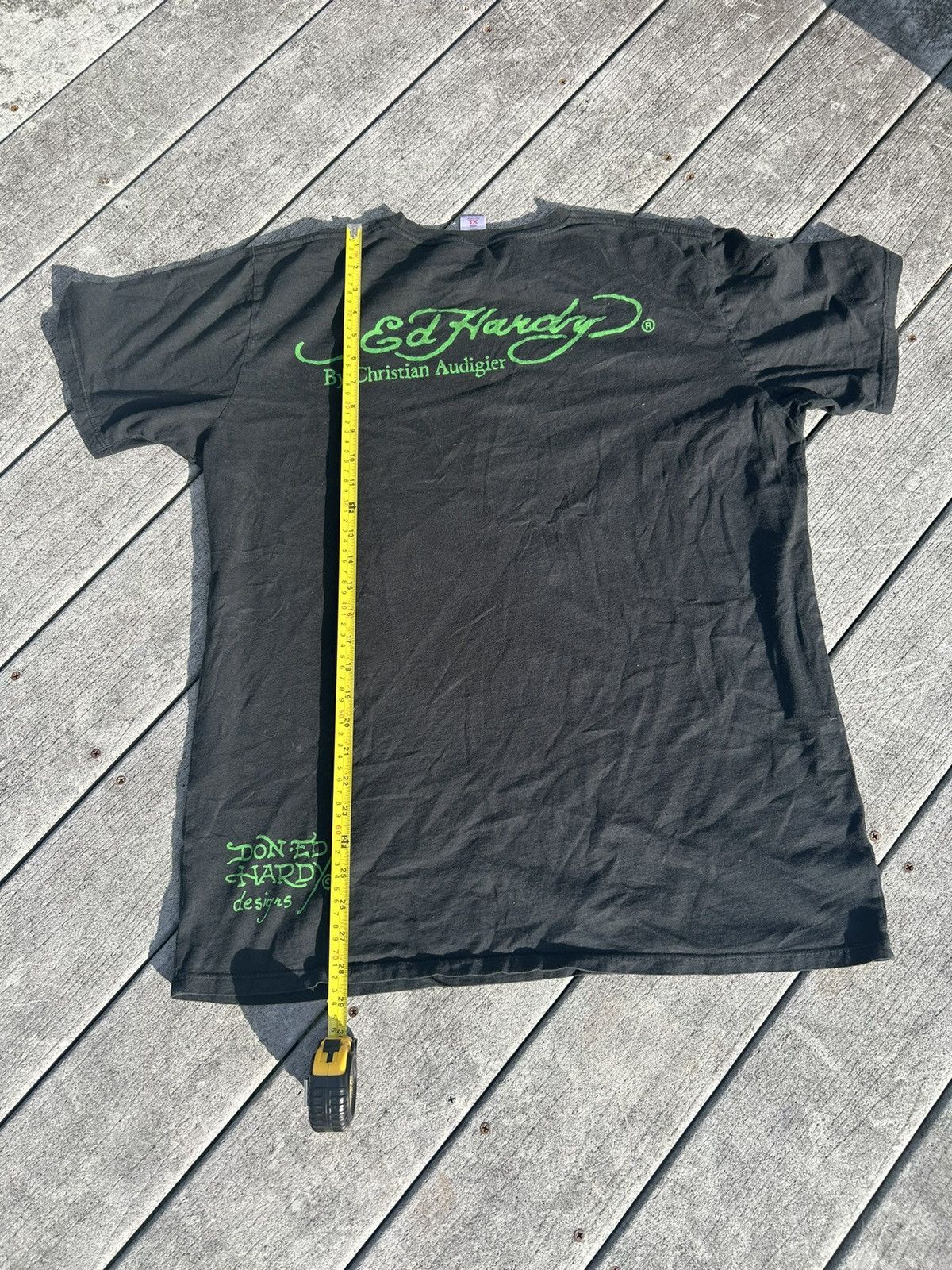 Ed Hardy × Vintage Y2K Ed Hardy Shirt Size US XL / EU 56 / 4 - 3 Thumbnail