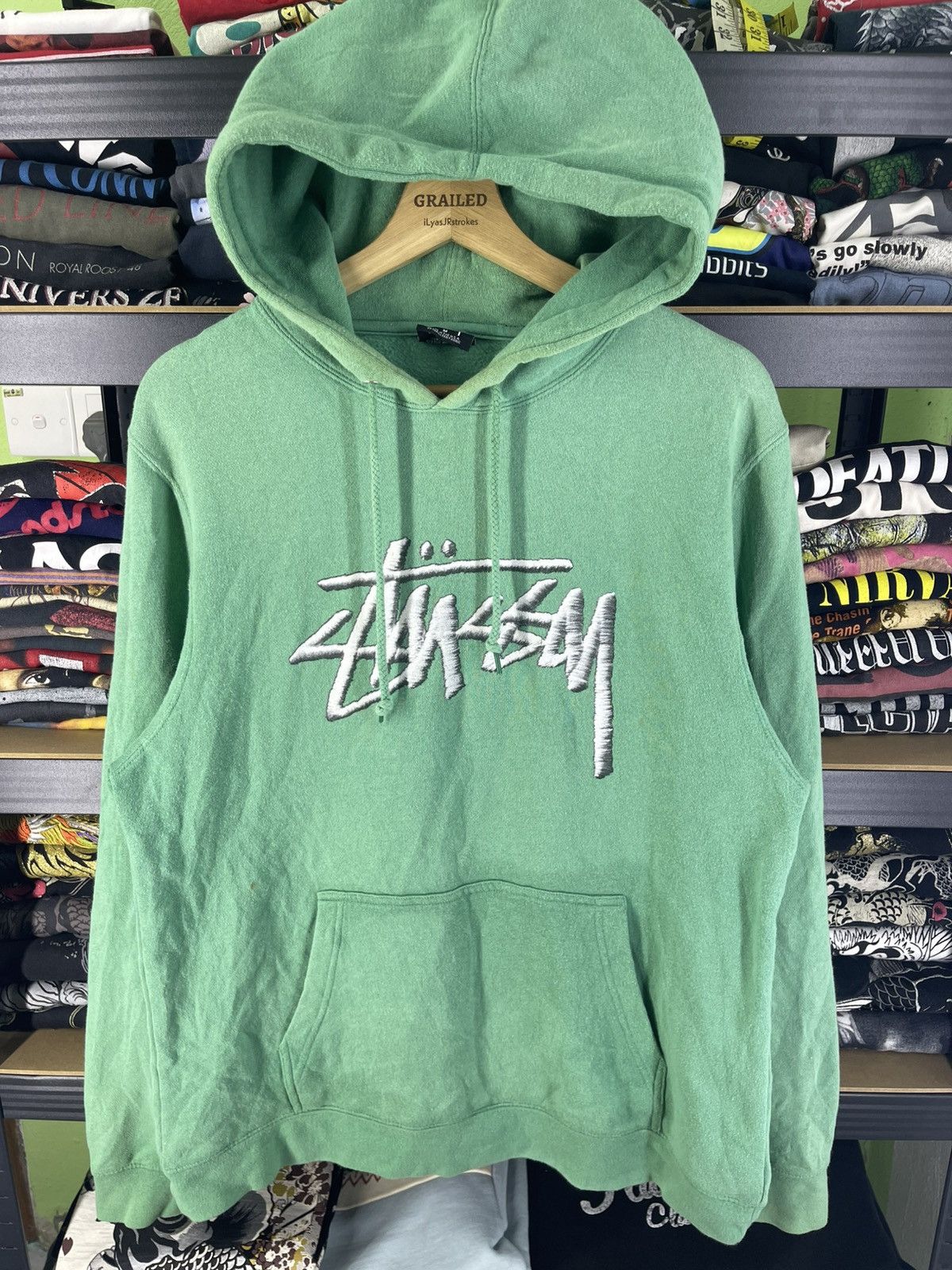 Streetwear × Stussy Stussy Dizzy Stock Hoodie | Grailed