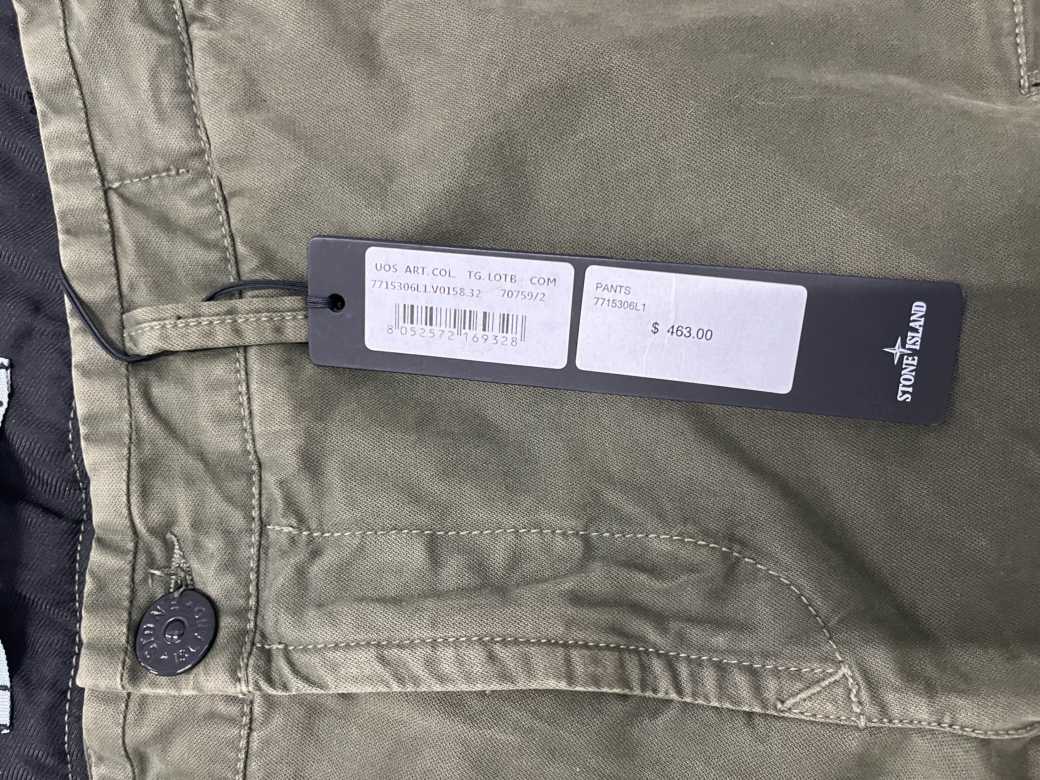 Stone Island Stone Island Cargo pants Olive Size US 32 / EU 48 - 4 Thumbnail