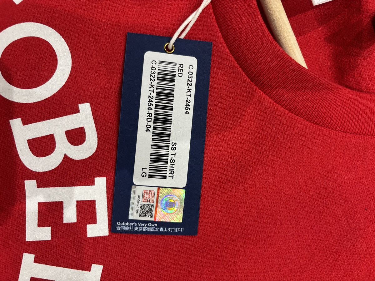 October's Very Own OVO U Of T Crest T-shirt Red Size: L Size US L / EU 52-54 / 3 - 7 Thumbnail