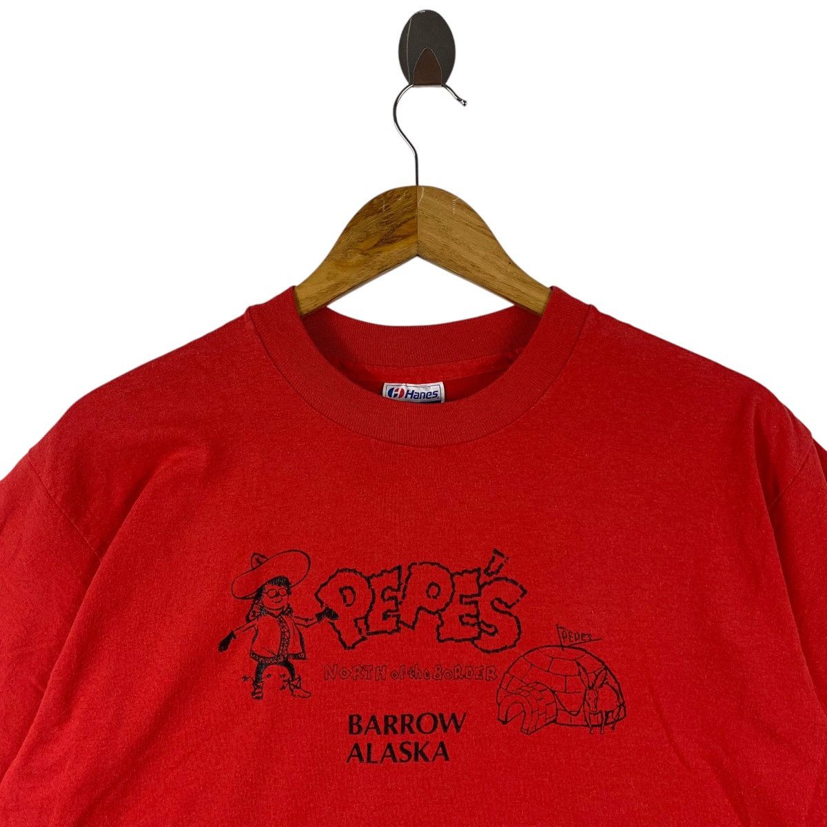 Vintage Vintage PEPES barrow alaska printed tee Size US L / EU 52-54 / 3 - 2 Thumbnail