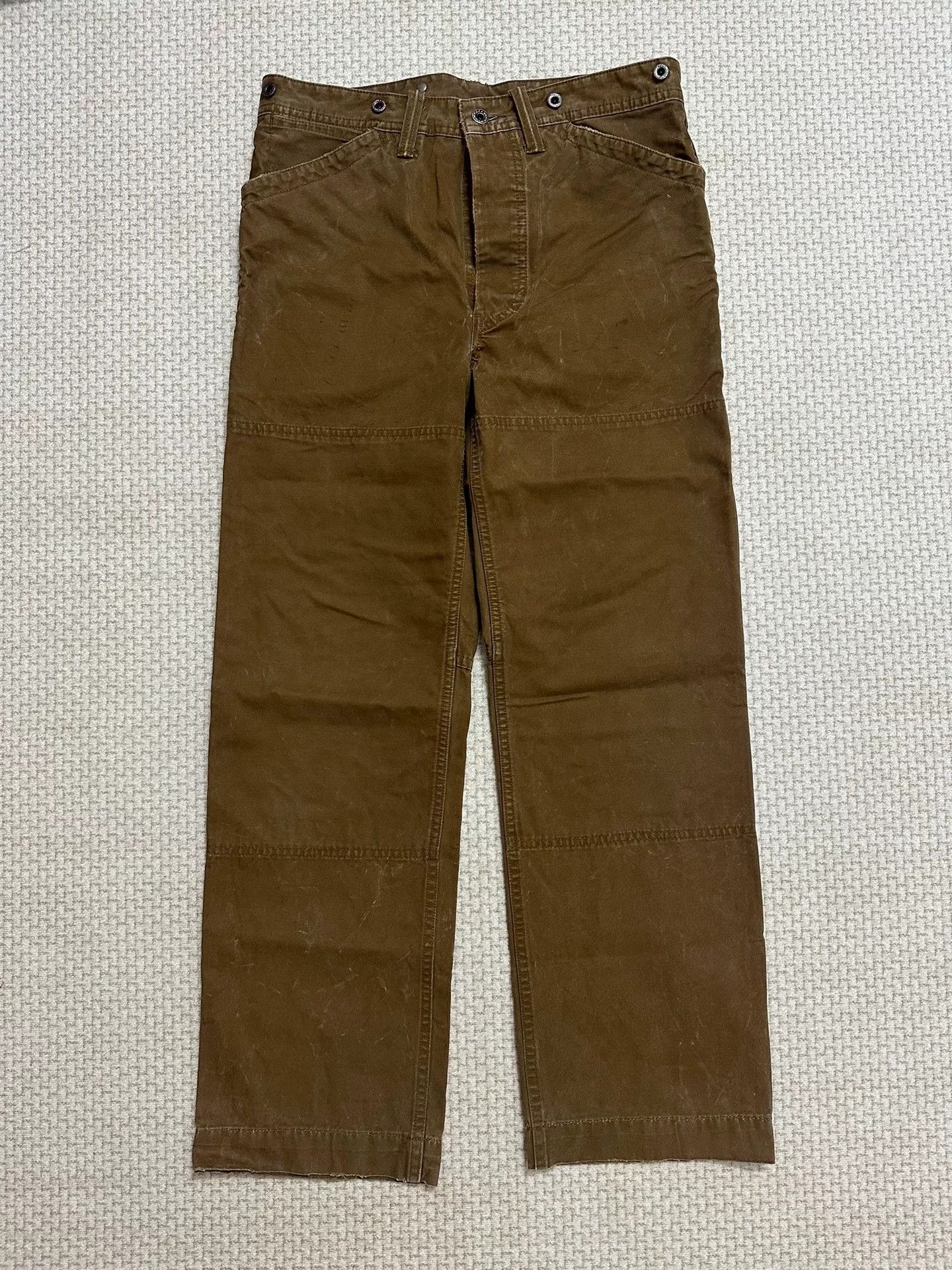 RRL Ralph Lauren RRL Vintage Limited Distressed Work Pants Size US 30 / EU 46 - 1 Thumbnail