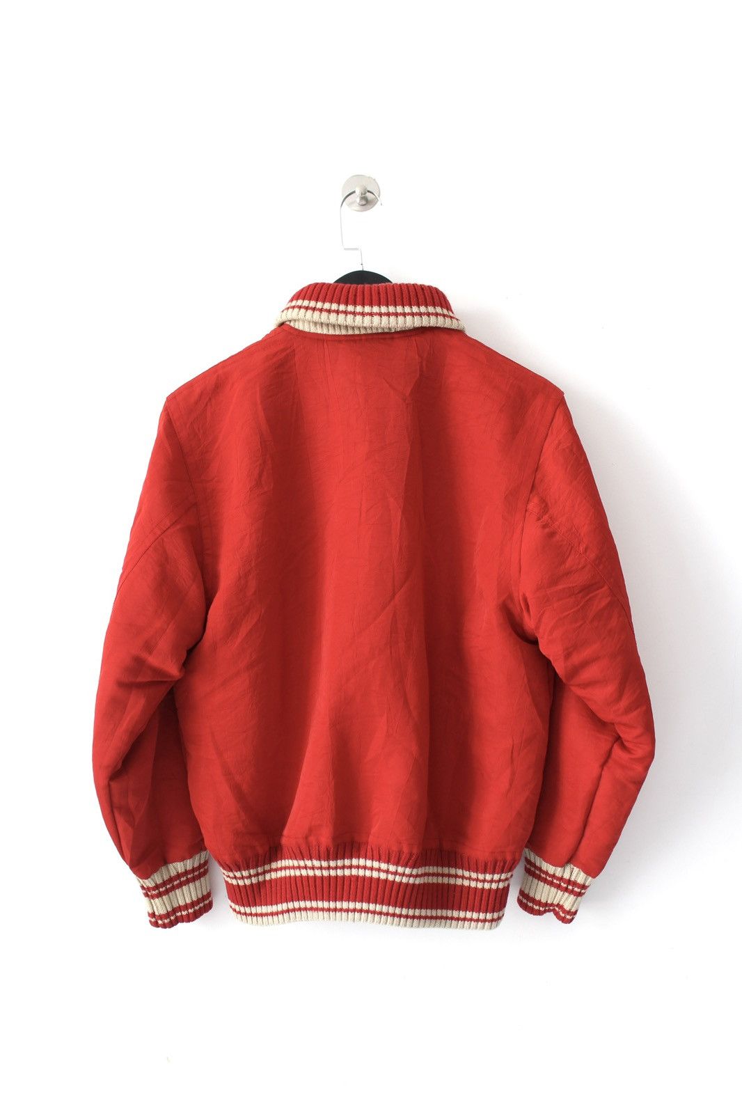 Nicole Club 2000S NICOLE CLUB REVERSIBLE ZIP-UP SOLID RED KNIT JACKET Size US L / EU 52-54 / 3 - 8 Thumbnail