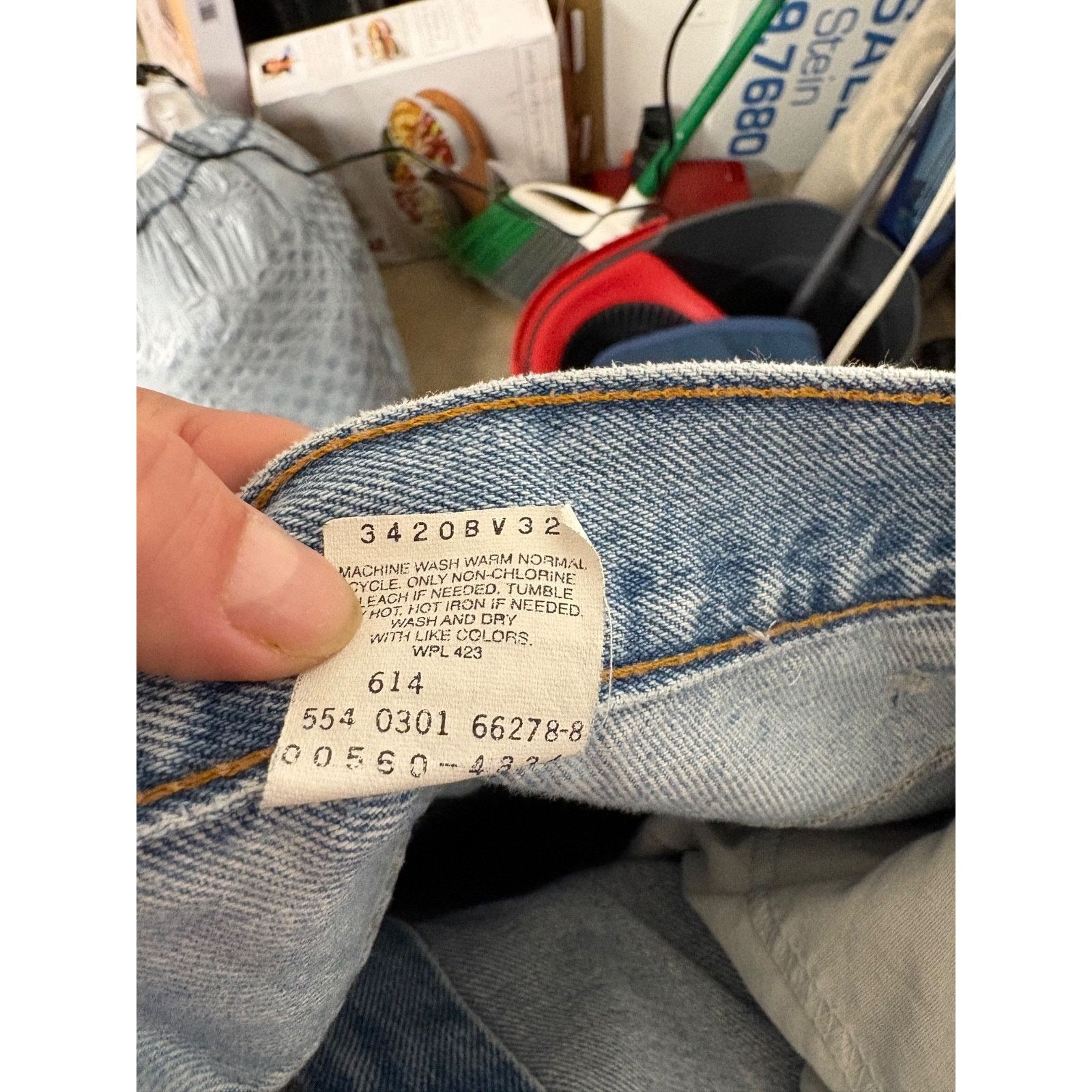 Levi's VTG Levi’s 560 Loose Fit Straight Leg Jeans 38 Made in USA Size US 38 / EU 54 - 3 Thumbnail