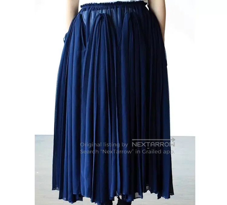 Comme des Garcons Comme Des Garcons size L Design-Inspired Gathered Skirt Size 23" - 1 Thumbnail
