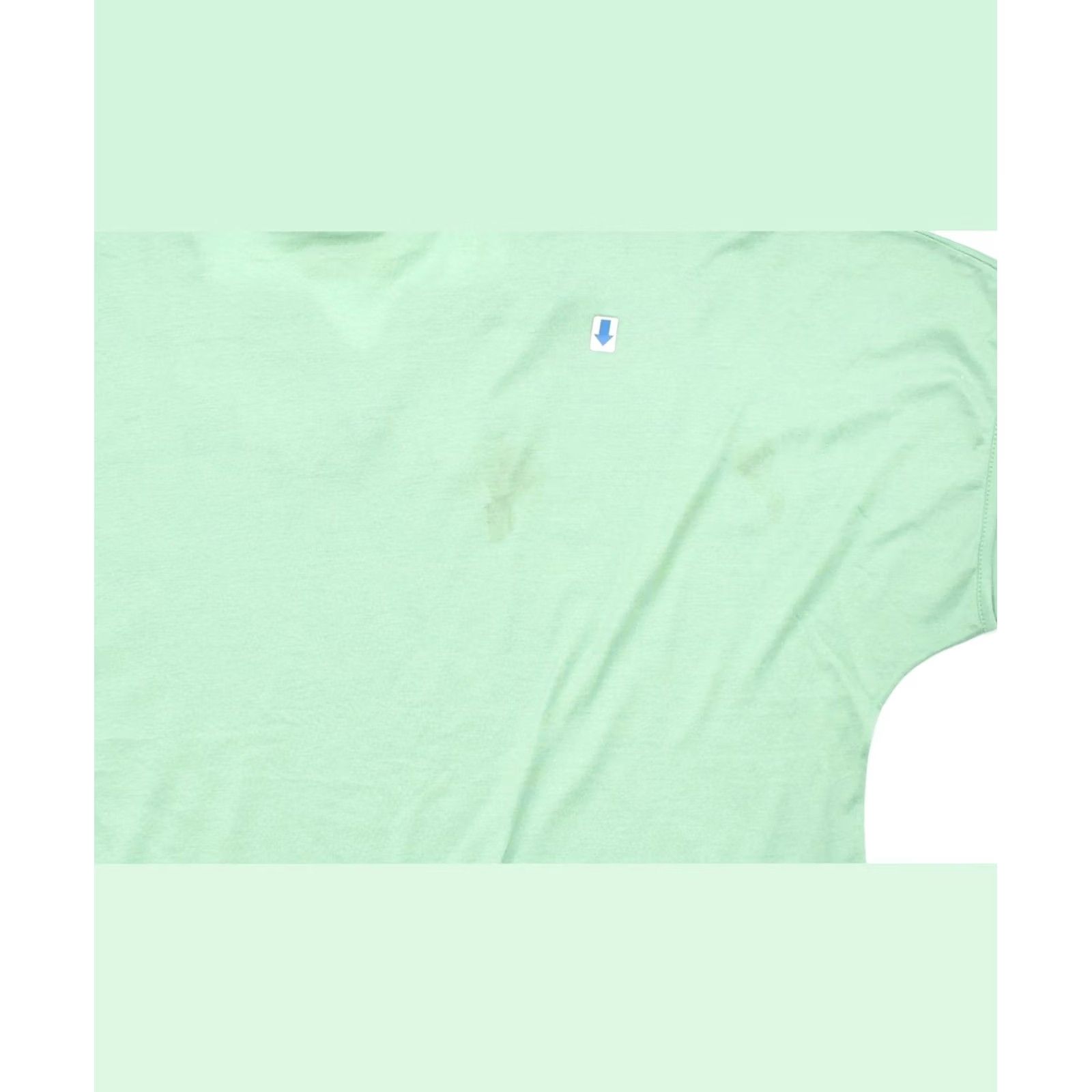 Vintage VINTAGE M & G Womens Short Sleeve Tunic Top IT 48 XL Green Cotton PO10 Size XL / US 12-14 / IT 48-50 - 3 Thumbnail