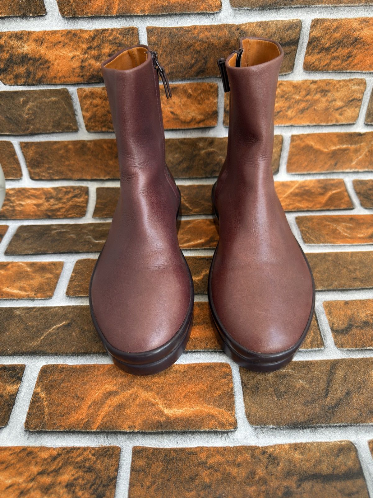 The Row Burgundy billie ankle boots Size US 7 / IT 37 - 4 Thumbnail