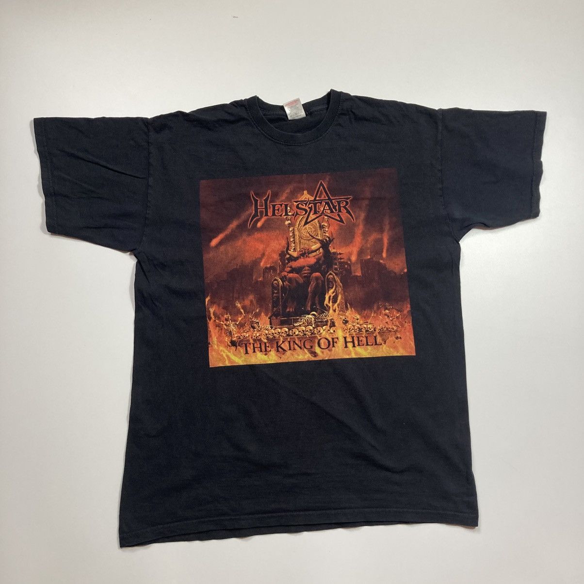 Band Tees vintage helstar the king of hell trash metal rock band tee Size US L / EU 52-54 / 3 - 1 Thumbnail
