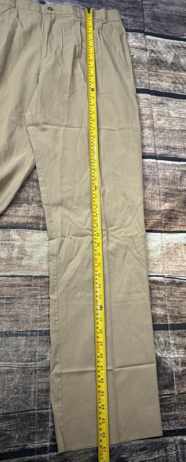 Other Daniel Gray Golf Pants Mens 36x35 Silk Cotton Beige Pleated Size US 36 / EU 52 - 8 Thumbnail