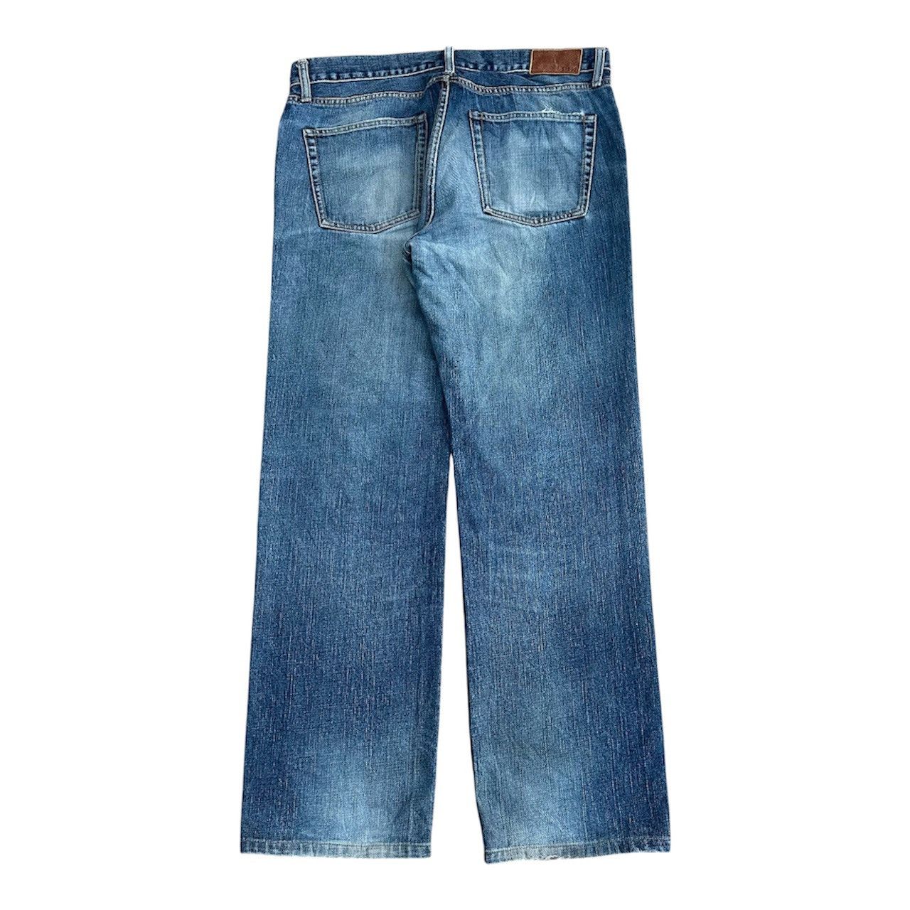 Undercover × Uniqlo Vintage Uniqlo S-002 Distressed Straight Japan Denim W36 Size US 36 / EU 52 - 2 Thumbnail