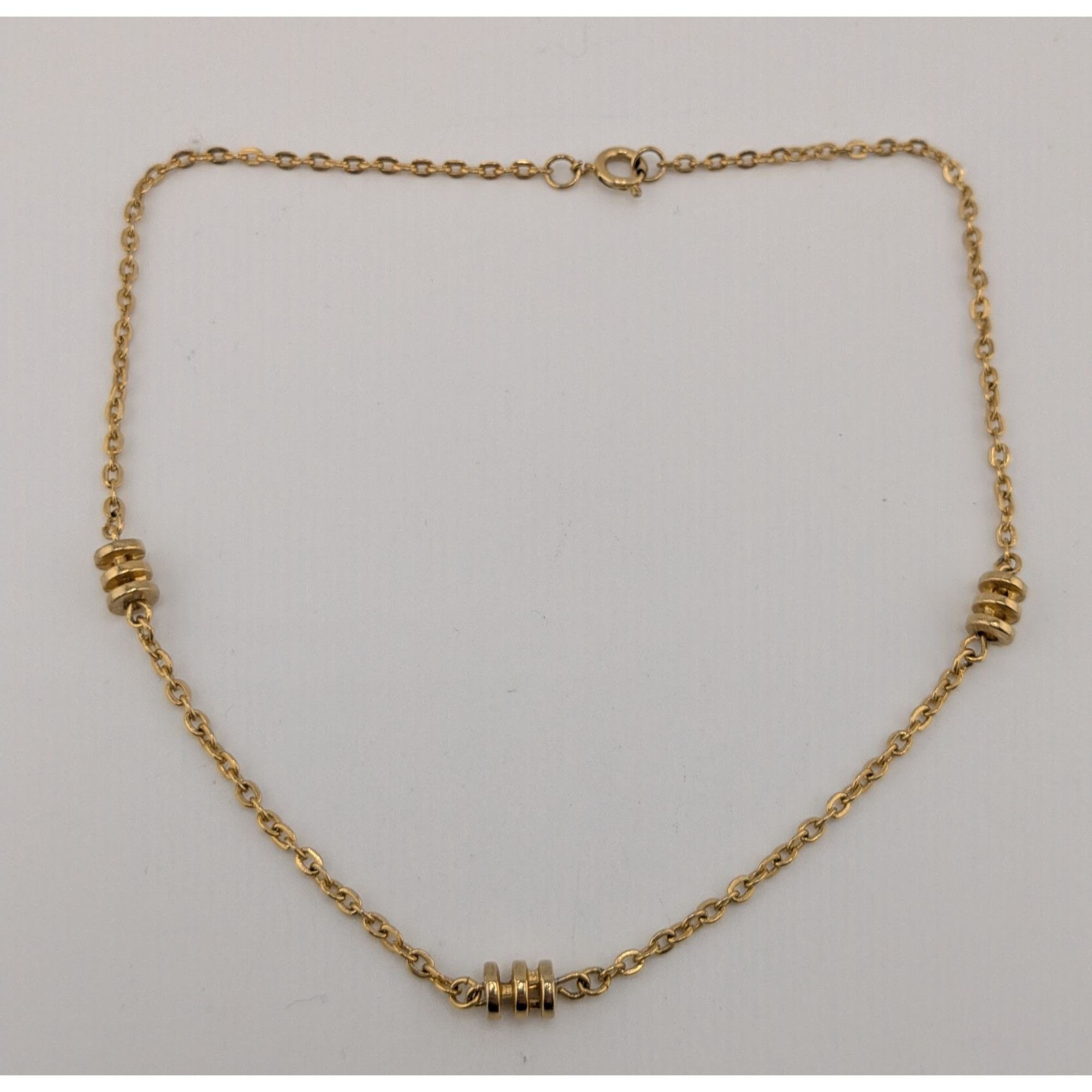 Other Modern Gold-Tone Chain Necklace With Decorative Beads Size ONE SIZE - 6 Thumbnail