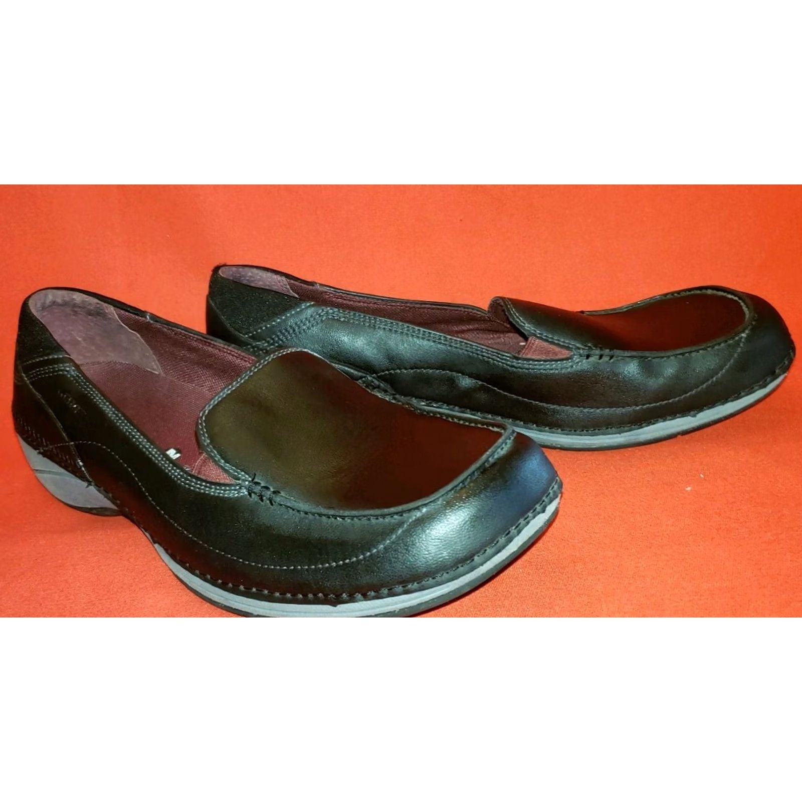 Merrell Merrell Women's Loafer 10M Black Leather Casual Shoes J227314C Size US 8 / IT 38 - 5 Thumbnail