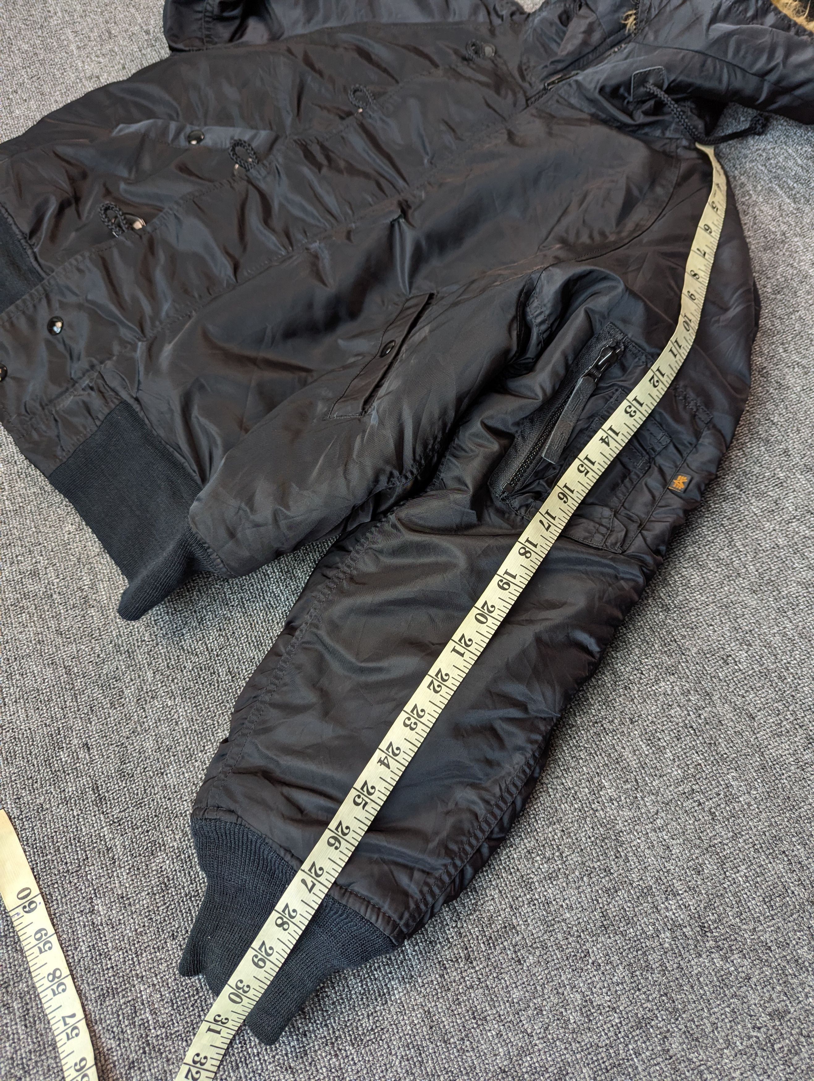 Vintage N-2B Alpha Industries Hooded Bomber Flight Jacket