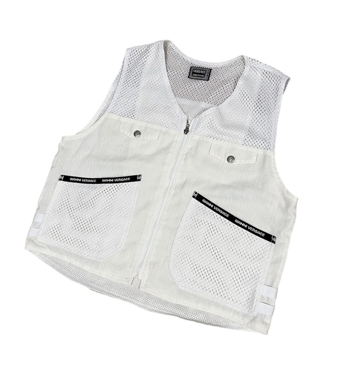 Versace VINTAGE GIANNI VERSACE MEDUSA LOGO LUXURY VEST JACKET Size US L / EU 52-54 / 3 - 3 Thumbnail