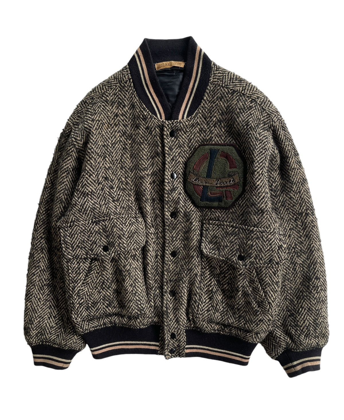 cale カル Wool Herringbone Visto Blouson Vintage Wool Herringbone