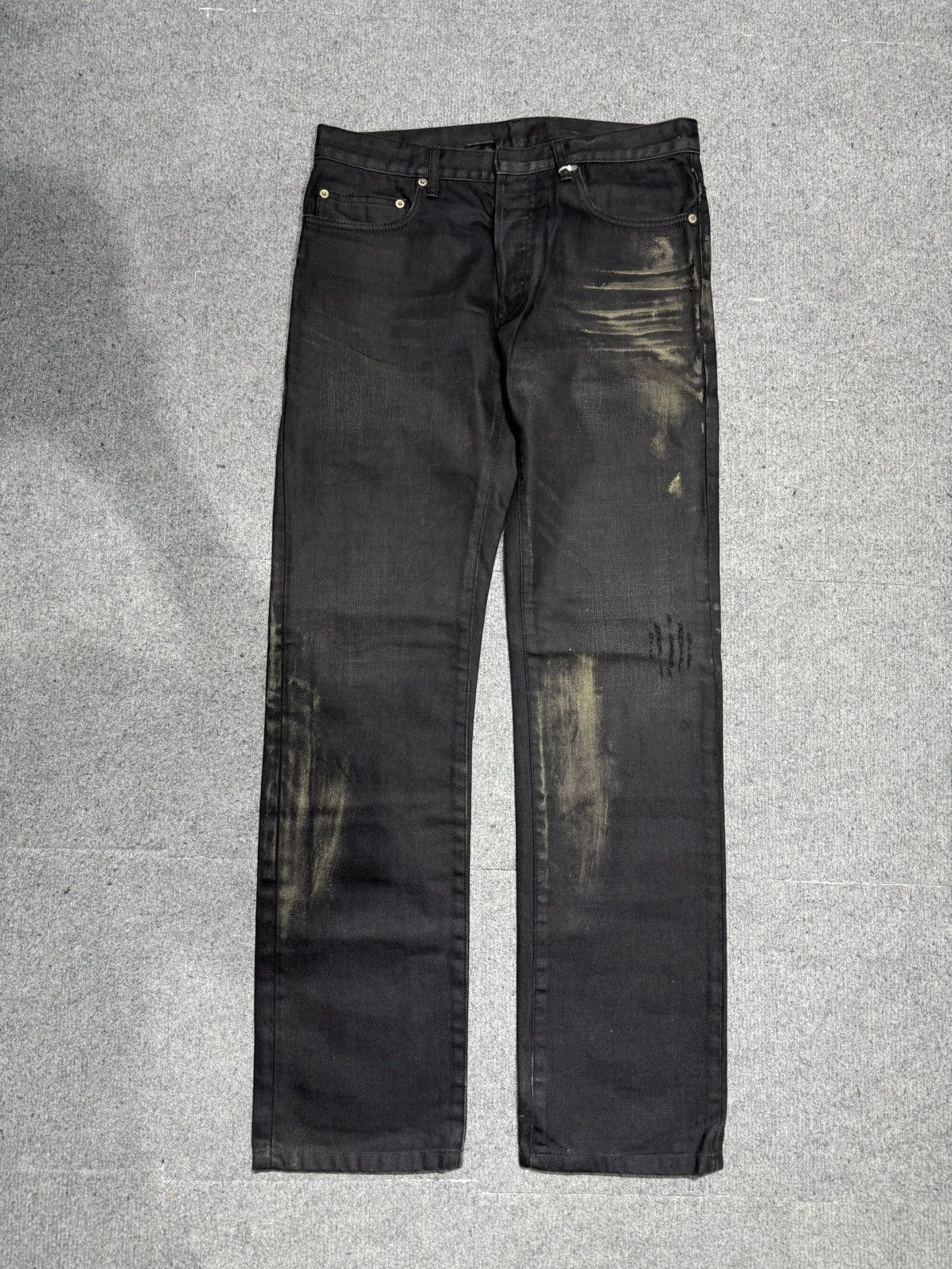 HEDI SLIMANE　レア RARE 2002 Dior Homme Hedi Slimane Leather Boots 42 Celine