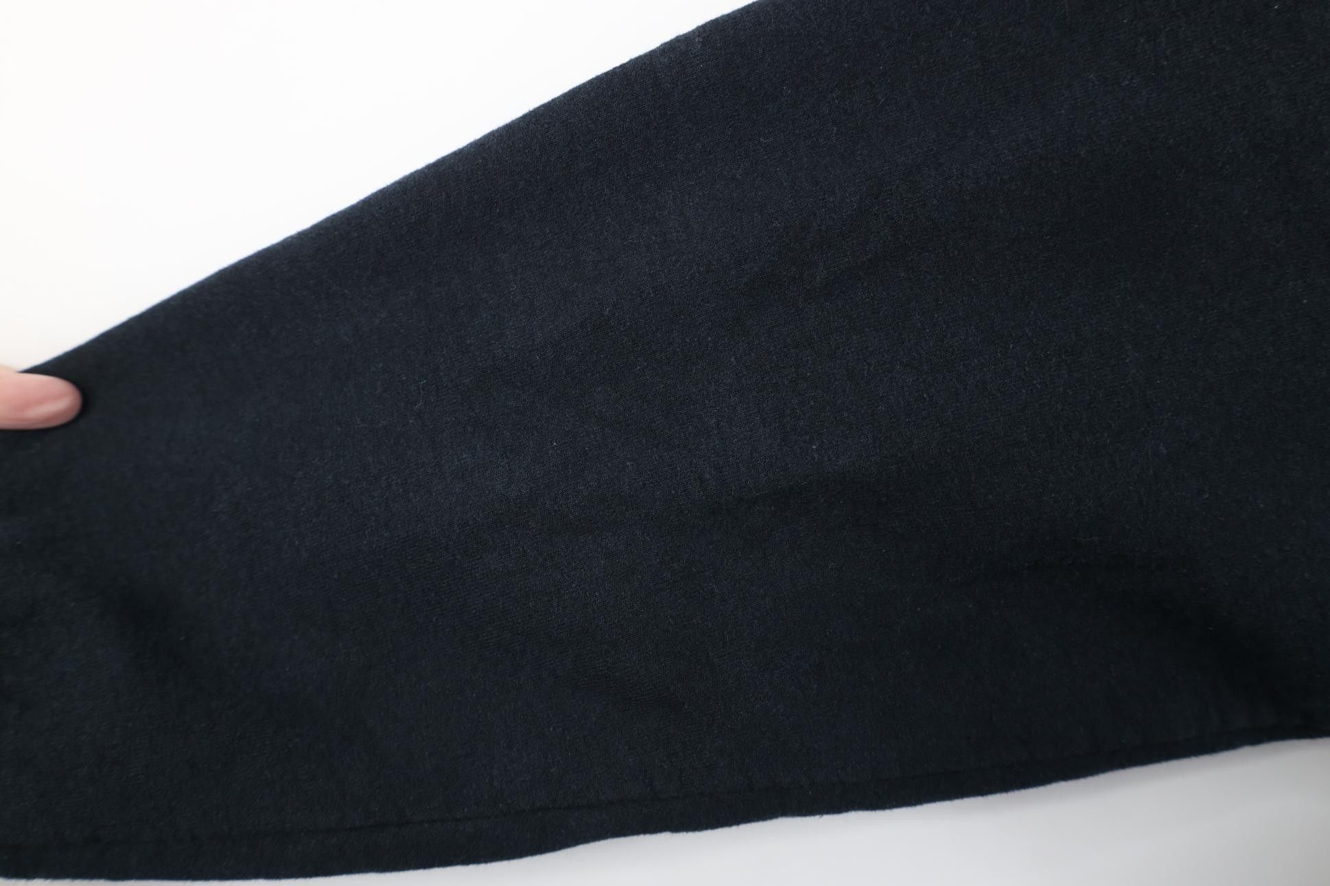 Vintage Vintage 90s Streetwear Faded Blank Crewneck Sweatshirt Black Size US L / EU 52-54 / 3 - 6 Thumbnail