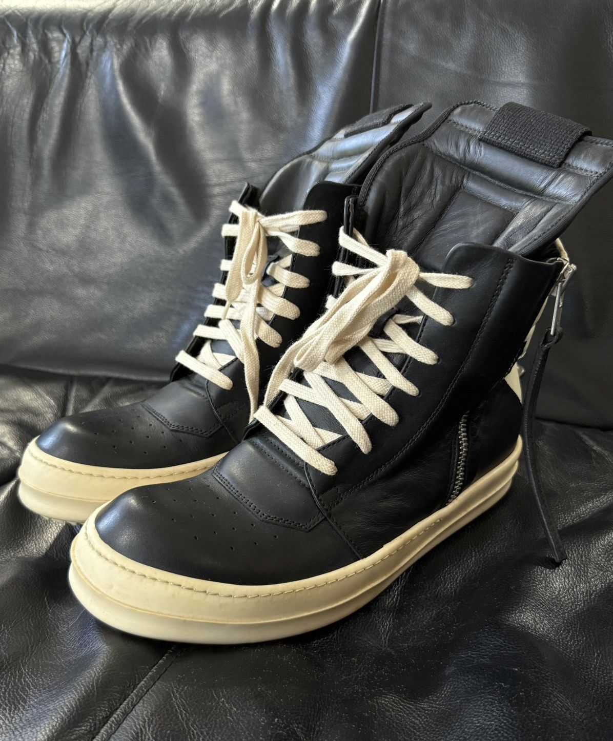 Rick Owens Rick Owens - Geobasket Cyclops Hook Size US 8.5 / EU 41-42 - 2 Thumbnail