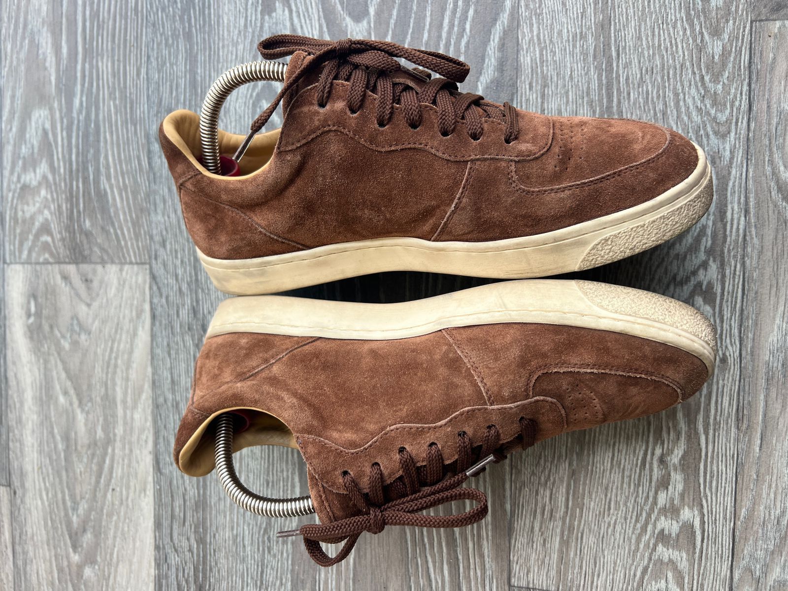 Brunello Cucinelli Brunello Cucinelli Brown Suede Sneakers Sz 40 Size US 7 / EU 40 - 6 Thumbnail