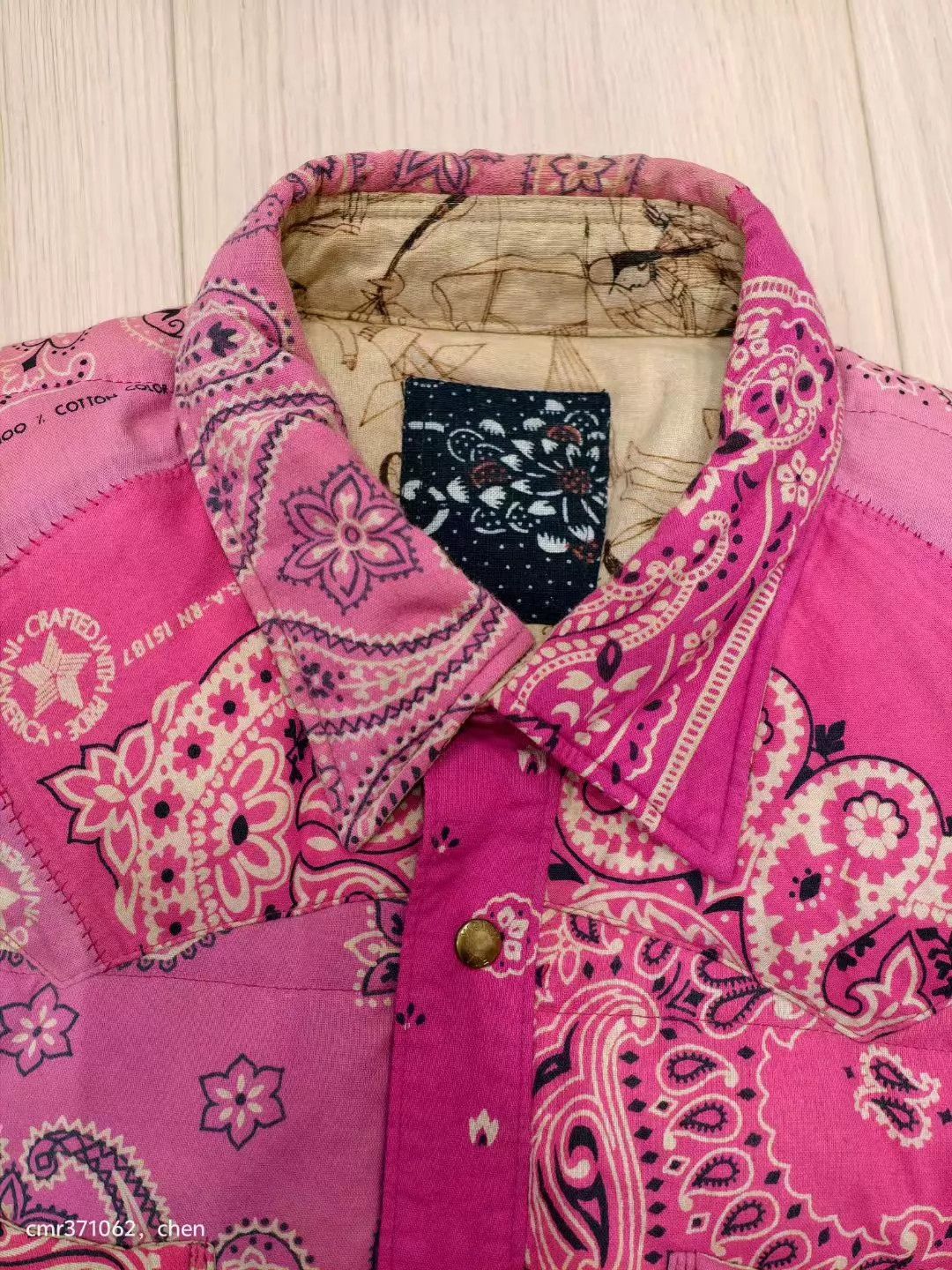 Visvim visvim 14 ICT Kerchief Down Jkt Pink 3 1-2 Kofu Rare Size US L / EU 52-54 / 3 - 4 Thumbnail