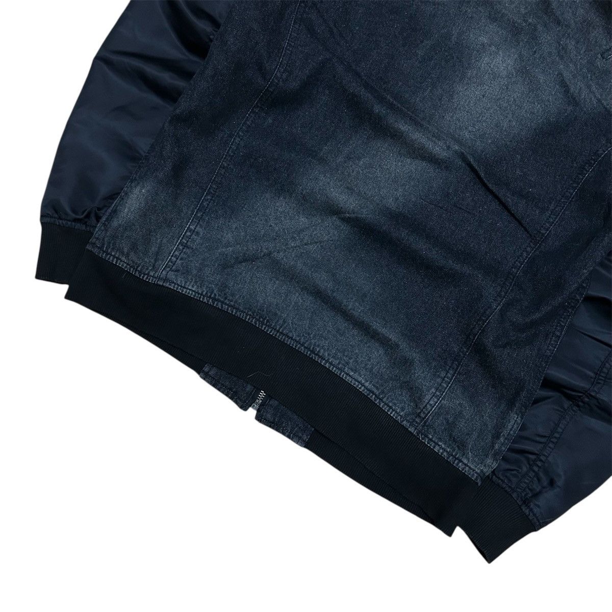 In The Attic Vintage Japanese In The Attic Hybrid Denim Bomber Jacket Size US M / EU 48-50 / 2 - 6 Thumbnail