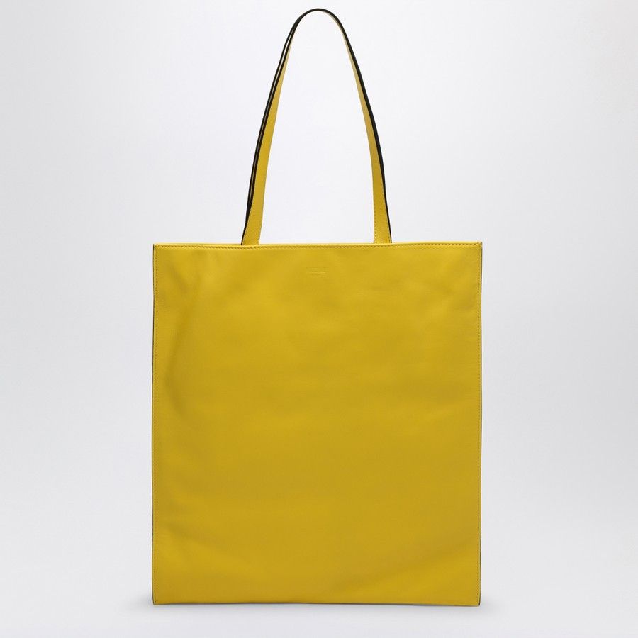 Moschino o1d2blof0924 Size: OS / Nappa Leather Smiley Bag in Yellow Size ONE SIZE - 3 Thumbnail
