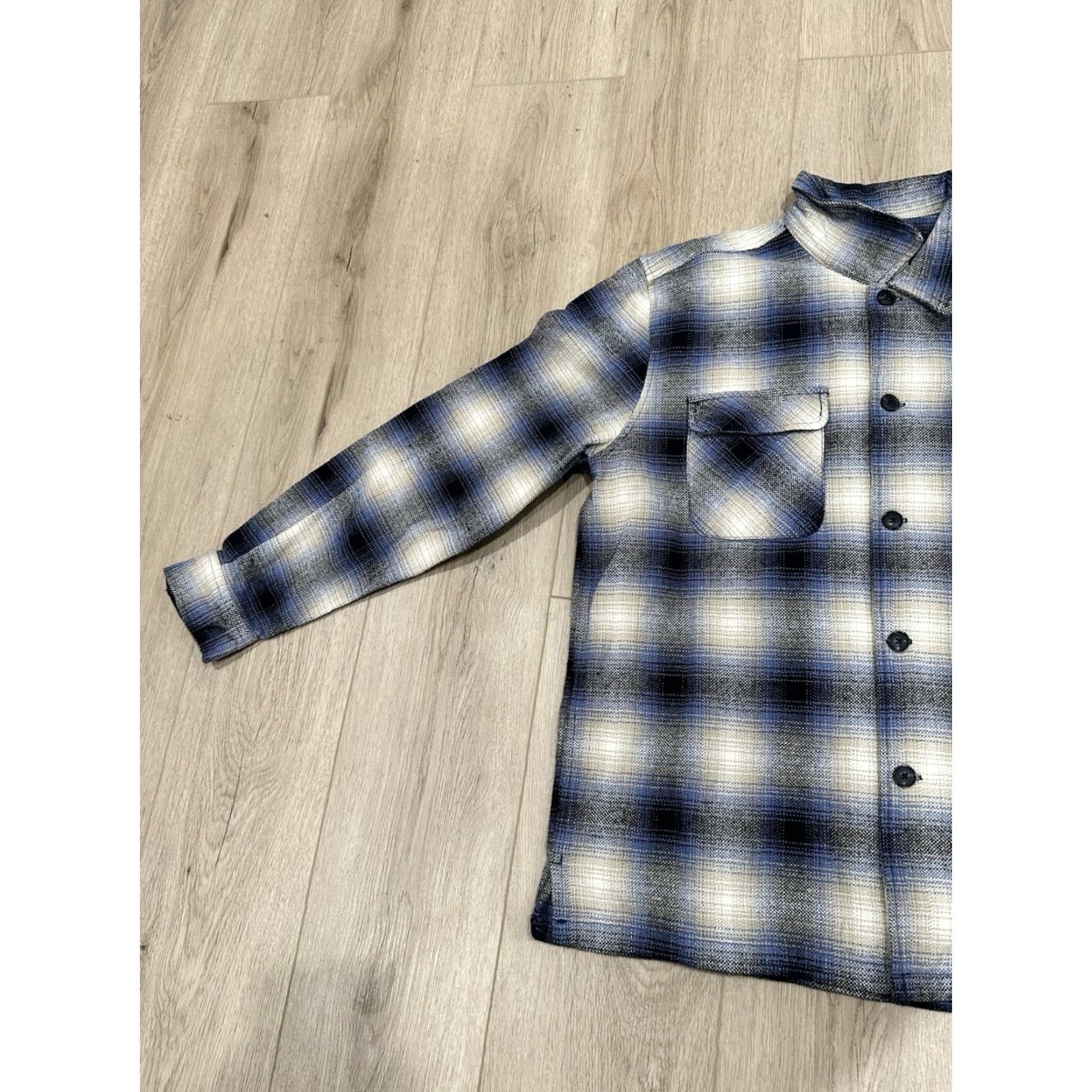 Katin NWT KATIN Shiloh Blue Heavy Weight Button Up Flannel Mens Large Size US L / EU 52-54 / 3 - 4 Thumbnail