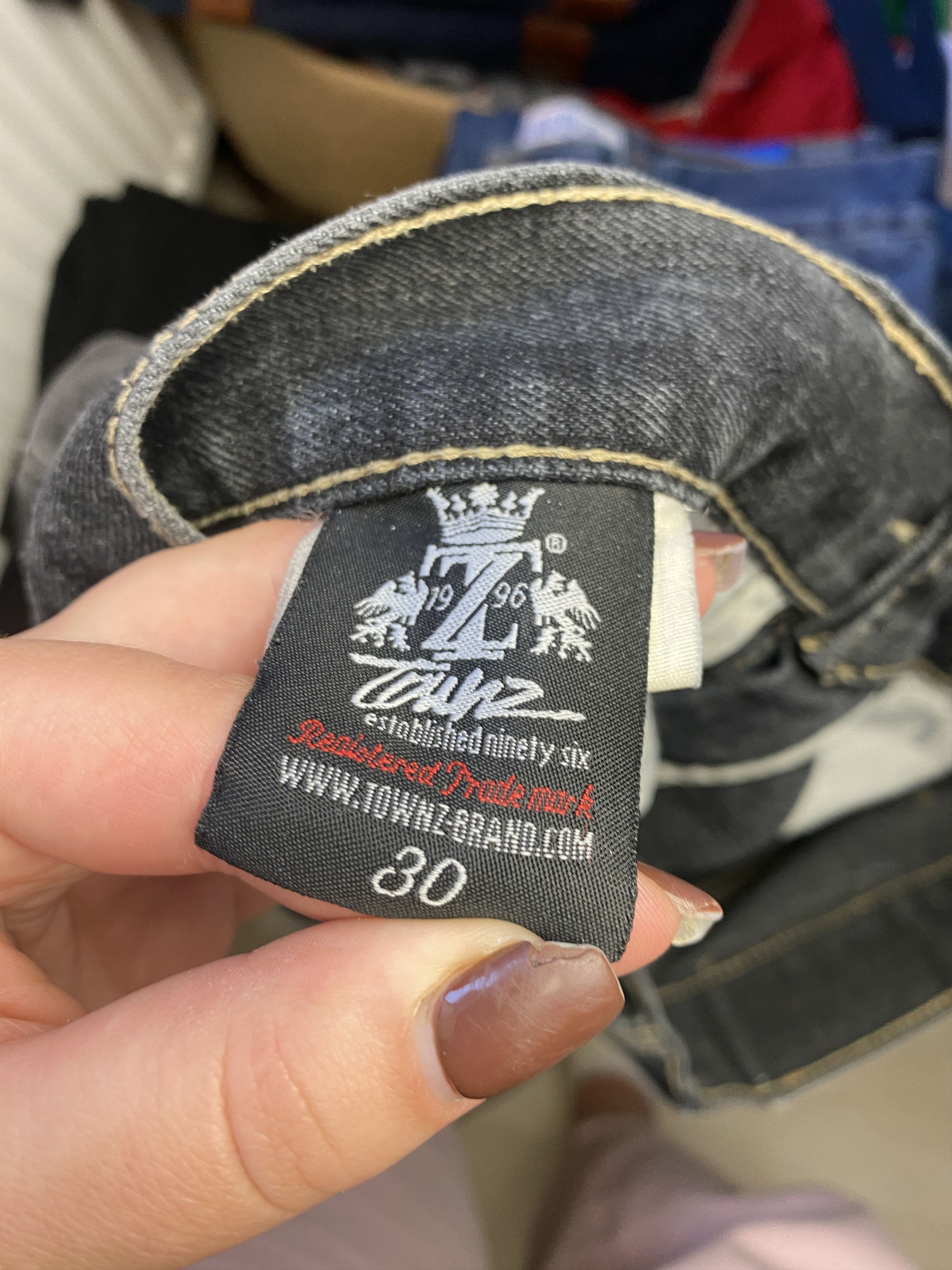 Affliction Vintage Townz Brand denim jeans pants afflcition y2k Size US 30 / EU 46 - 9 Thumbnail
