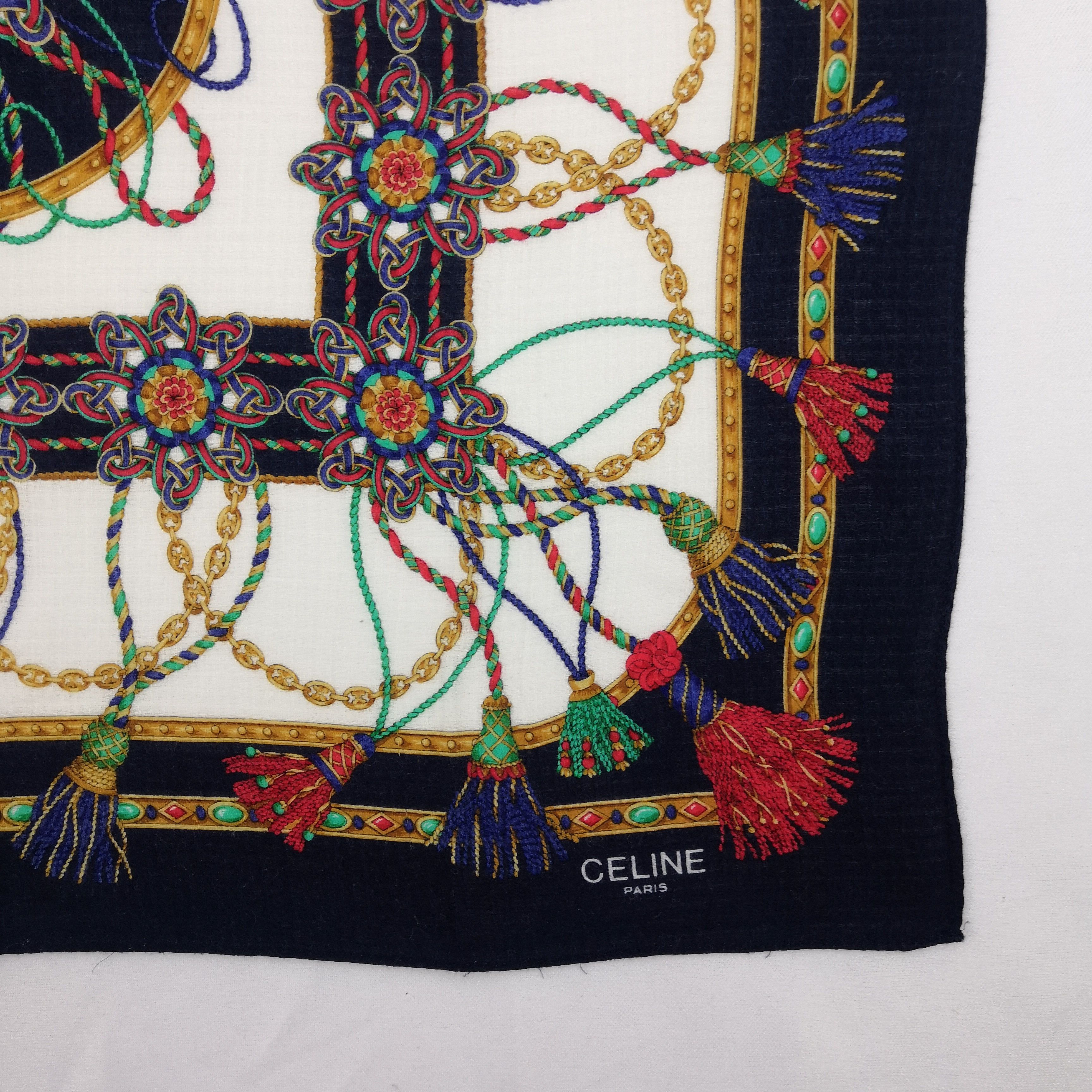 Celine Vintage Celine Handkerchief Neckerchief Bandana Size ONE SIZE - 3 Thumbnail