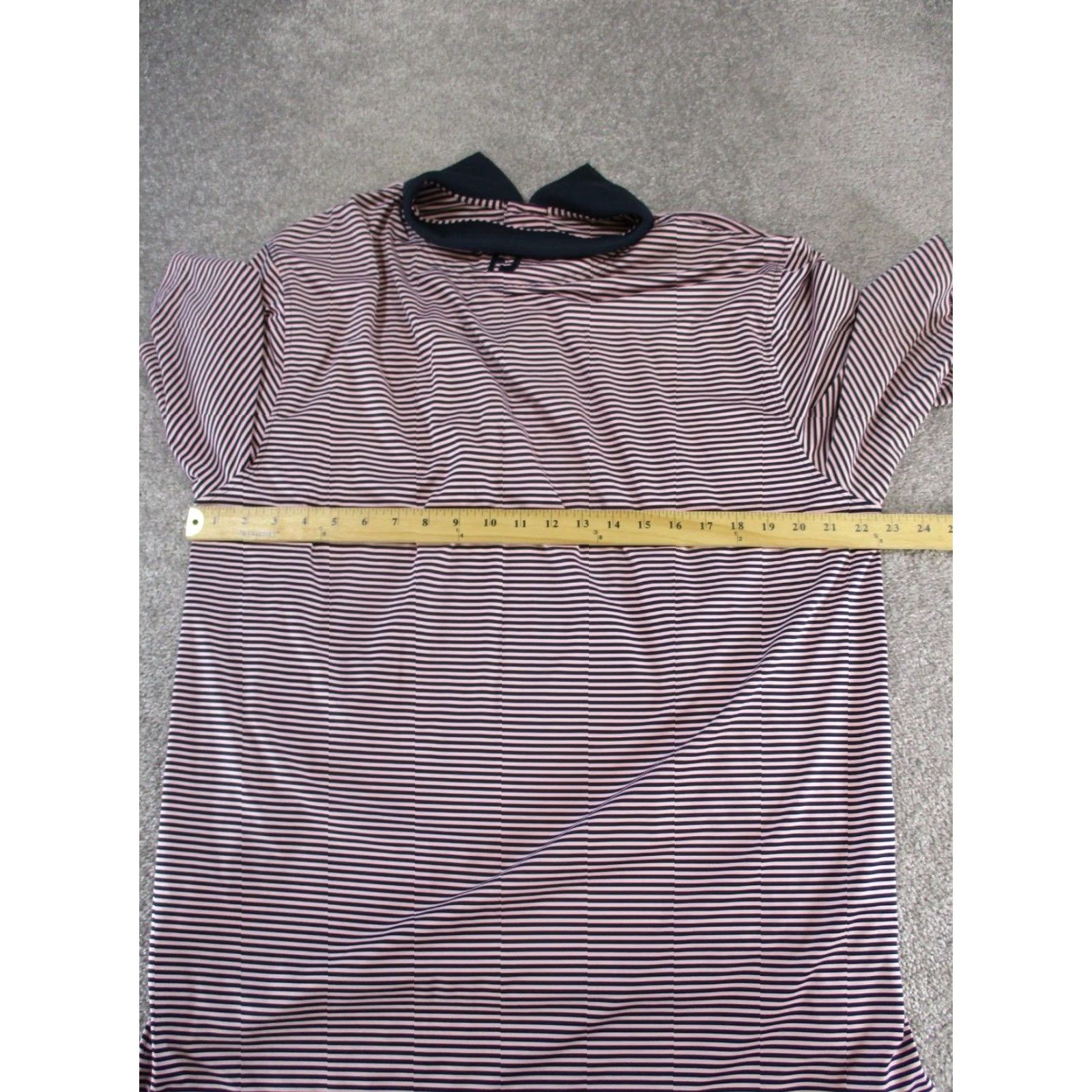 Vintage VINTAGE Foot Joy Polo Shirt Mens XL Striped Blue Golf Logo Shirt Adult XL Blue 90s Event FootJoy Mens Polo Size US XL / EU 56 / 4 - 6 Thumbnail