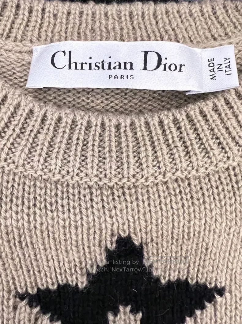 Dior Dior Khaki lucky star letter logo knitted short-sleeved sh Size XXS / US 00 / IT 34 - 3 Thumbnail