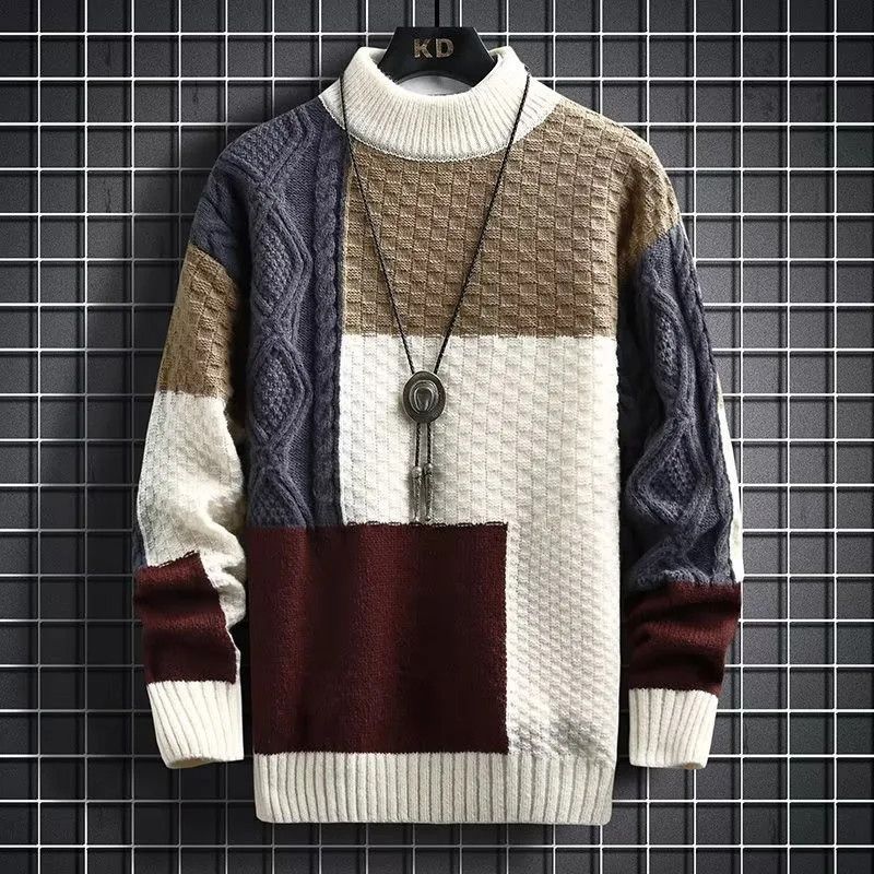 Japanese Brand × Other Color Matching Long Sleeve Sweater Size US M / EU 48-50 / 2 - 1 Thumbnail